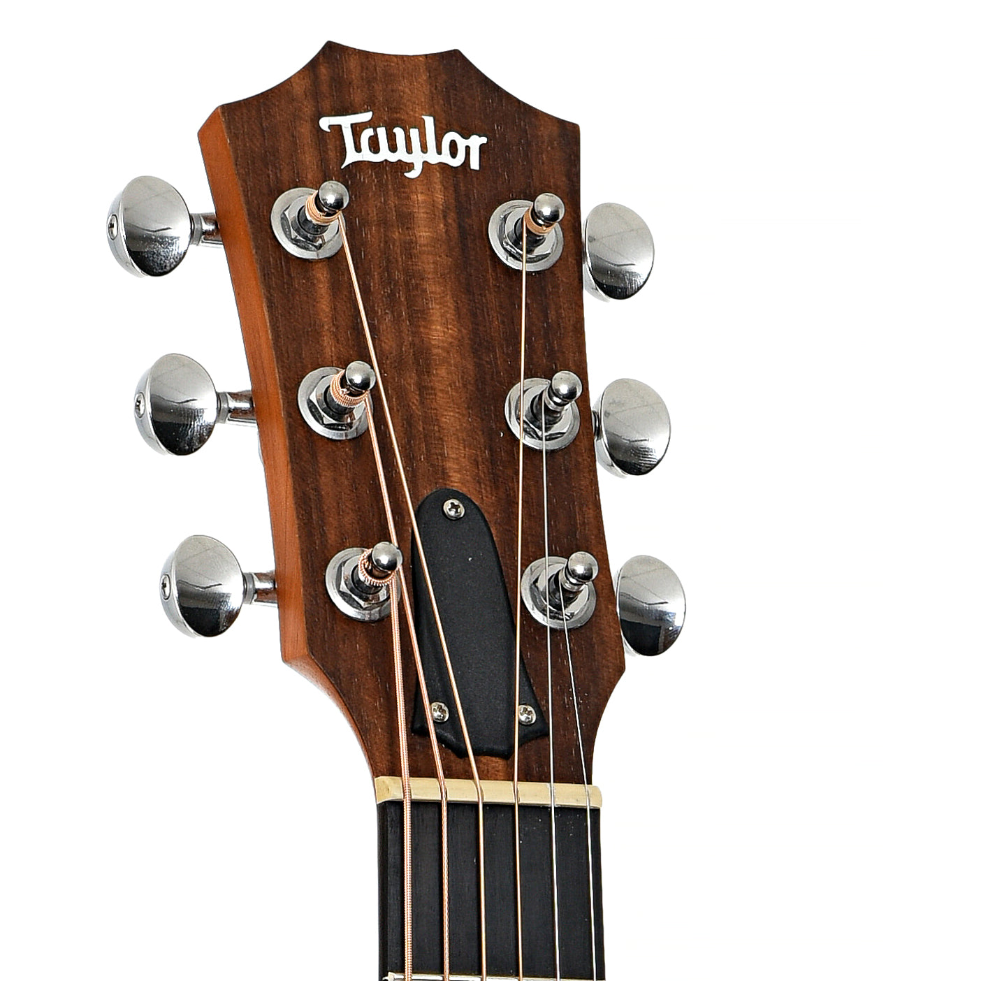 Headstock of Taylor GS Mini-E Koa Acoustic-Electric Guitar