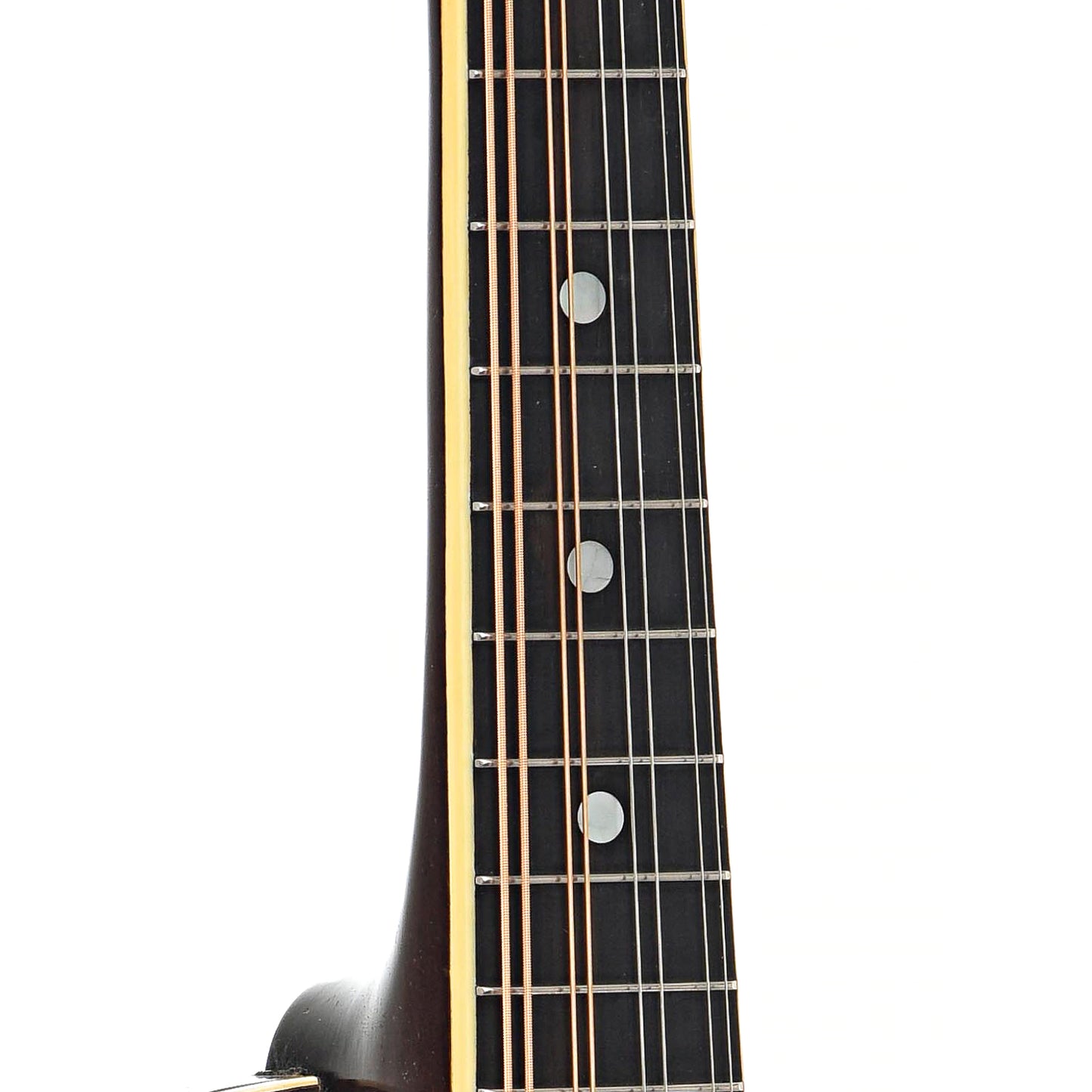 Fretboard of Gibson MB-1 Banjo Mandolin (1934)