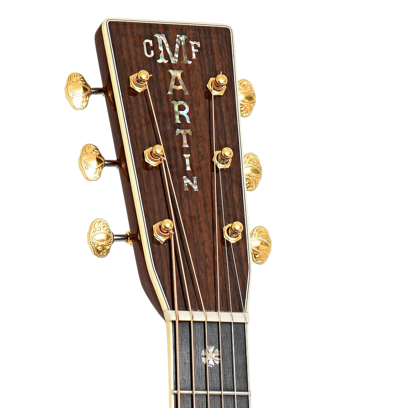 Headstock of Martin D-45V