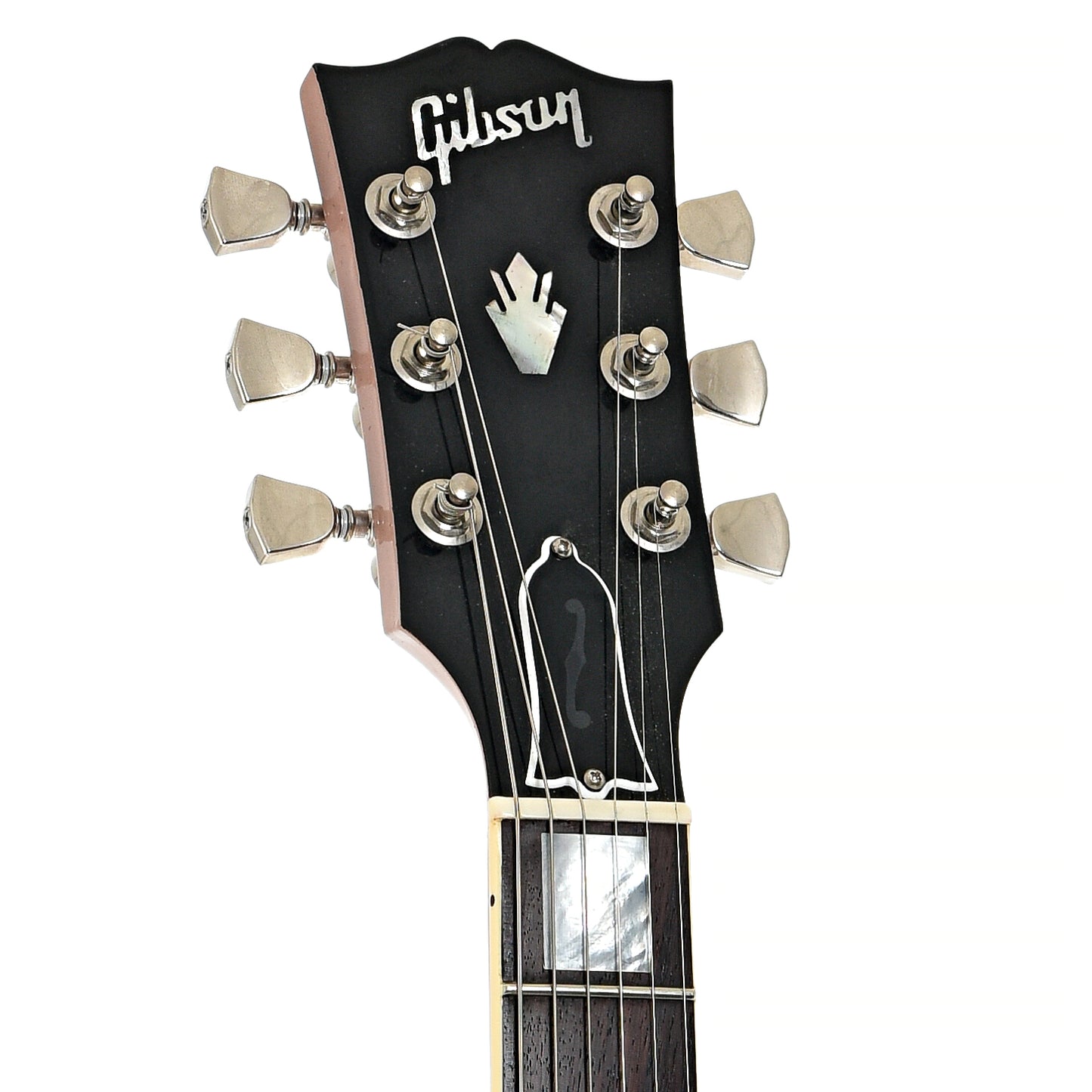 Front headstock of Gibson Memphis Limited Run ES-335 Big Block Retro (2017)