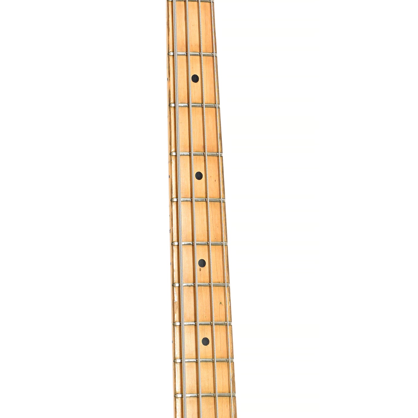 Fretboard of Fender Precision Electric Bass 