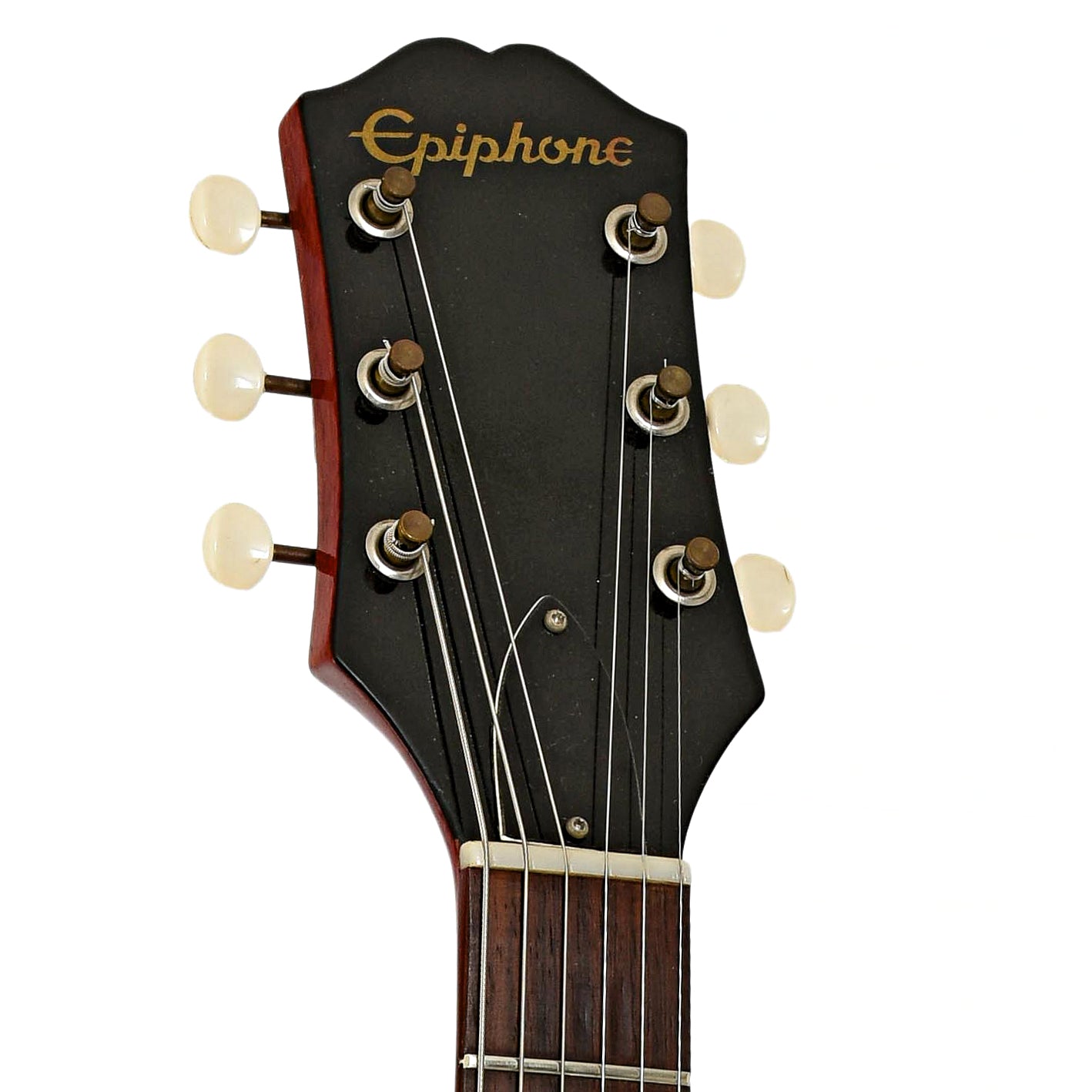 Headstock of Epiphone Coronet Electric Guitar 