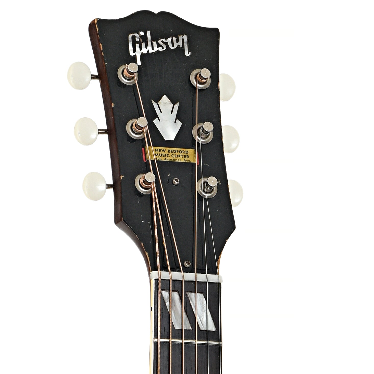 Front headstock of Gibson Country Western Acoustic Guitar (1955)