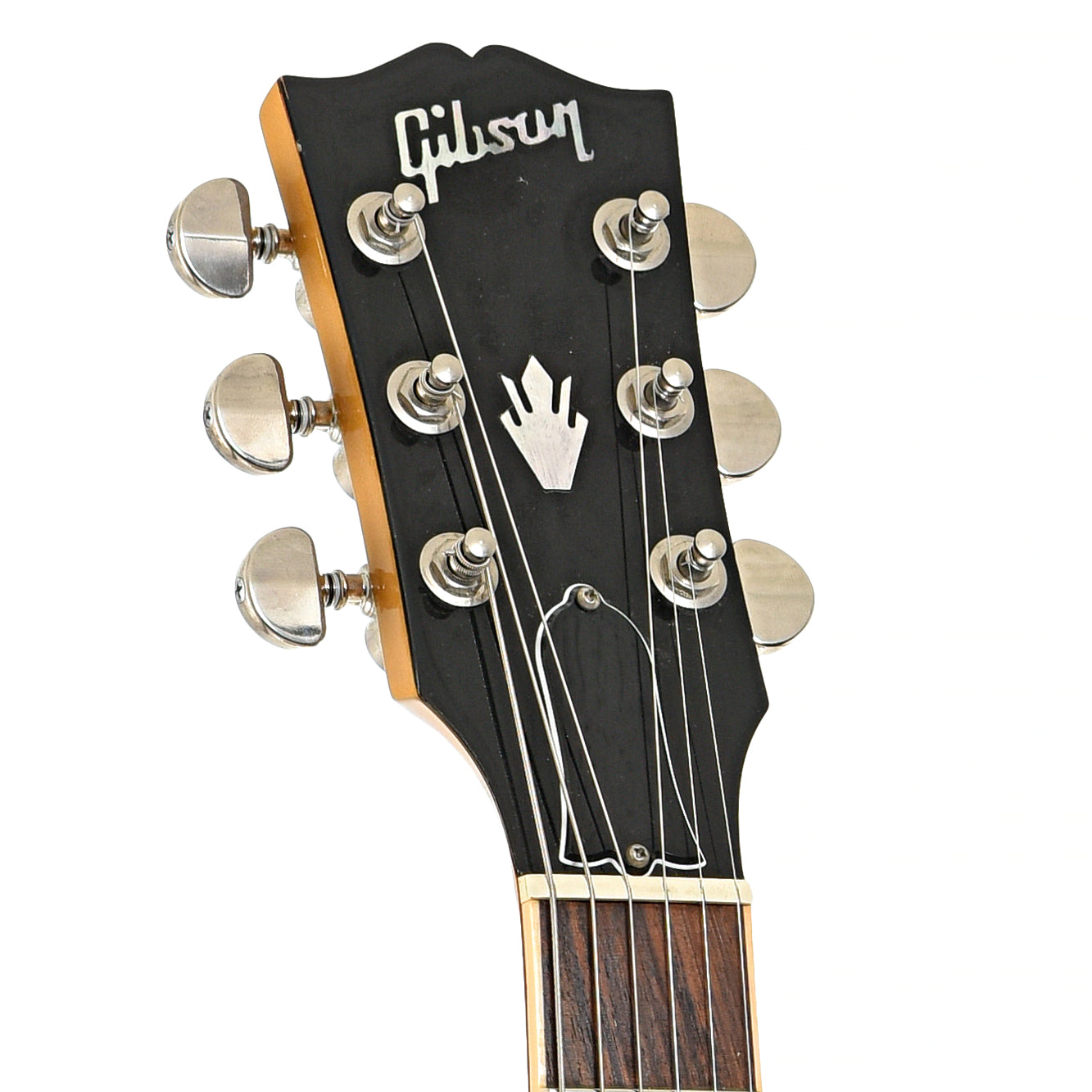 Headstock of Gibson ES-335 Dot Hollowbody Electric Guitar 