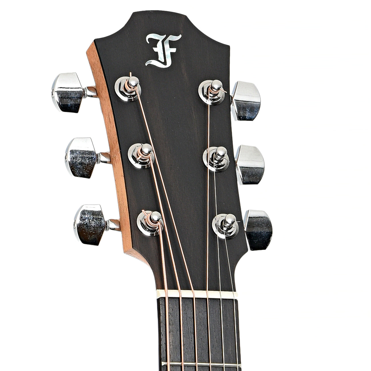 Headstock of Furch Blue Performance Dc-EM Dreadnought Cutaway Acoustic-Electric Guitar