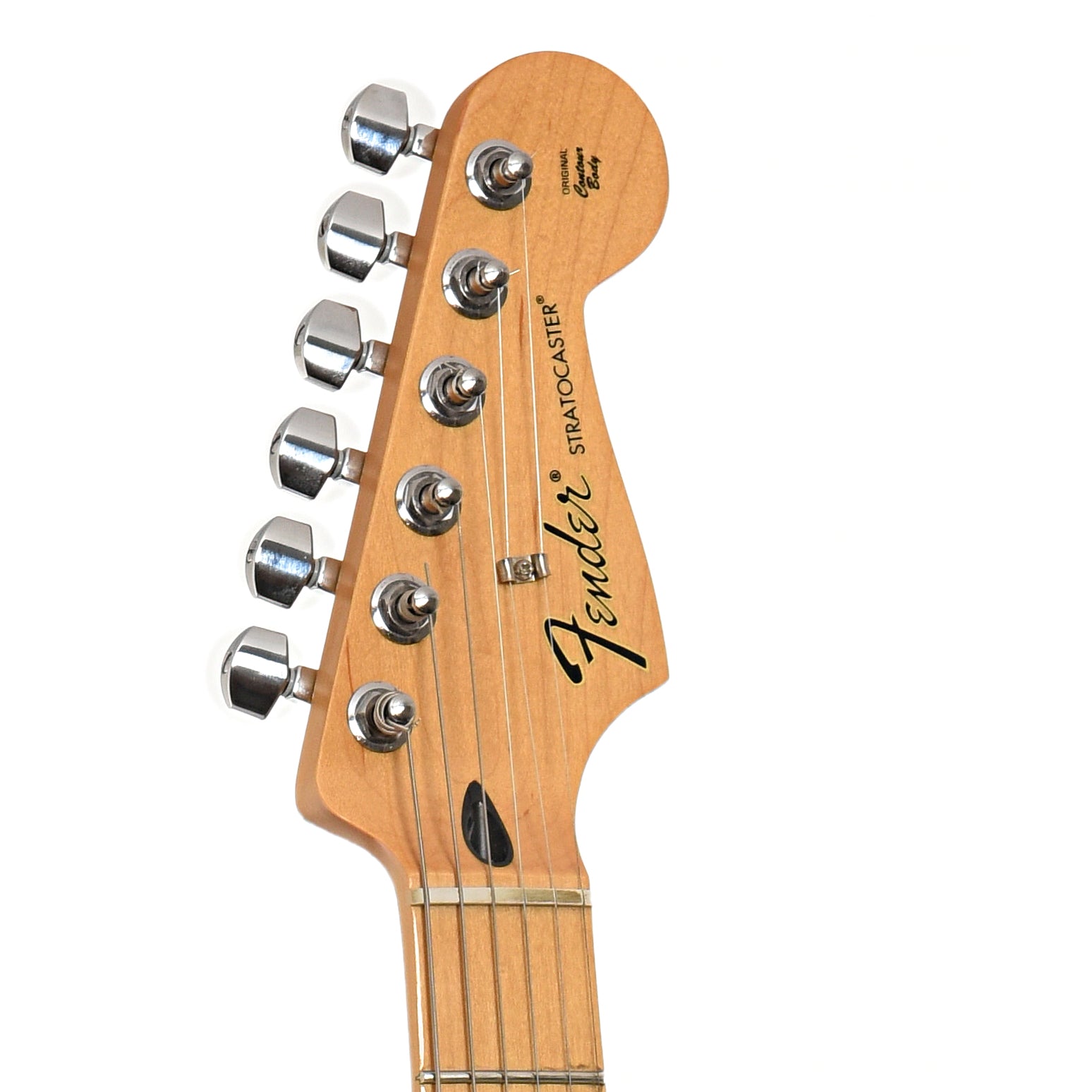 Headstock of Fender Stratocaster Standard Electric Guitar