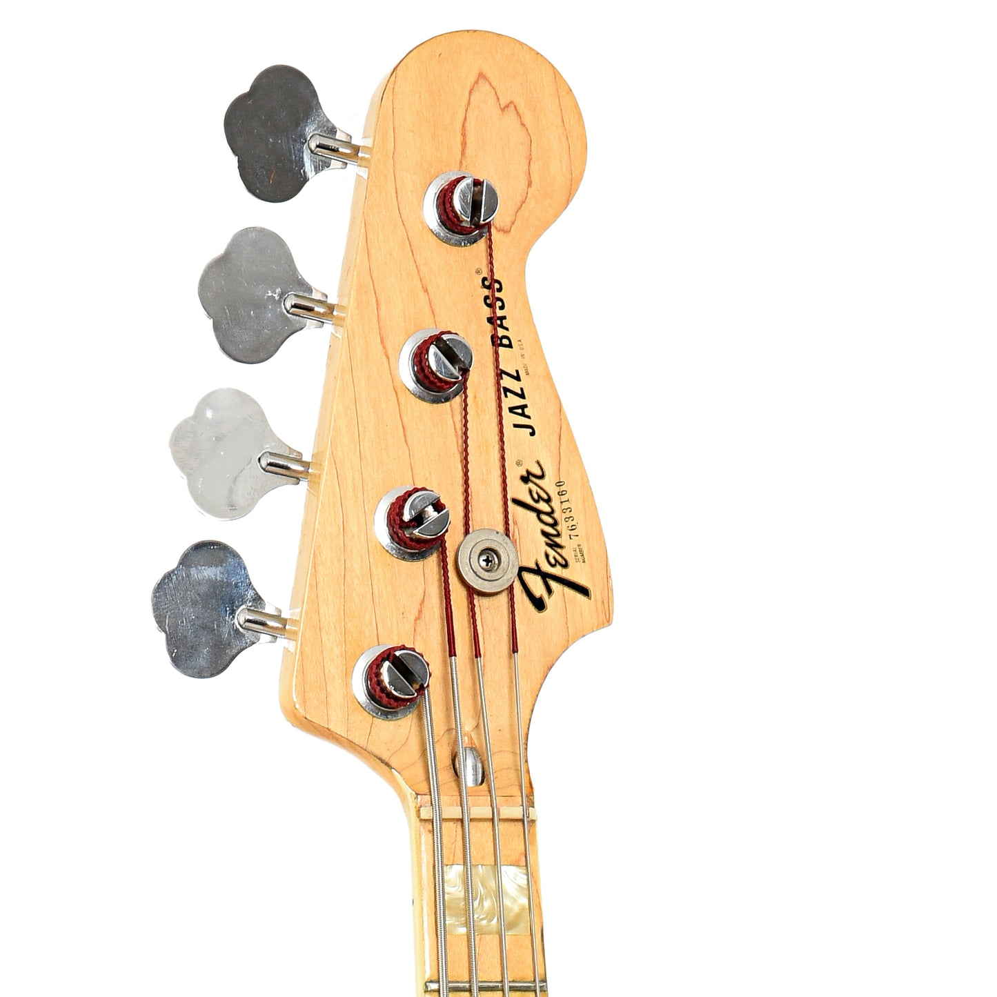 Headstock of Fender Jazz Bass