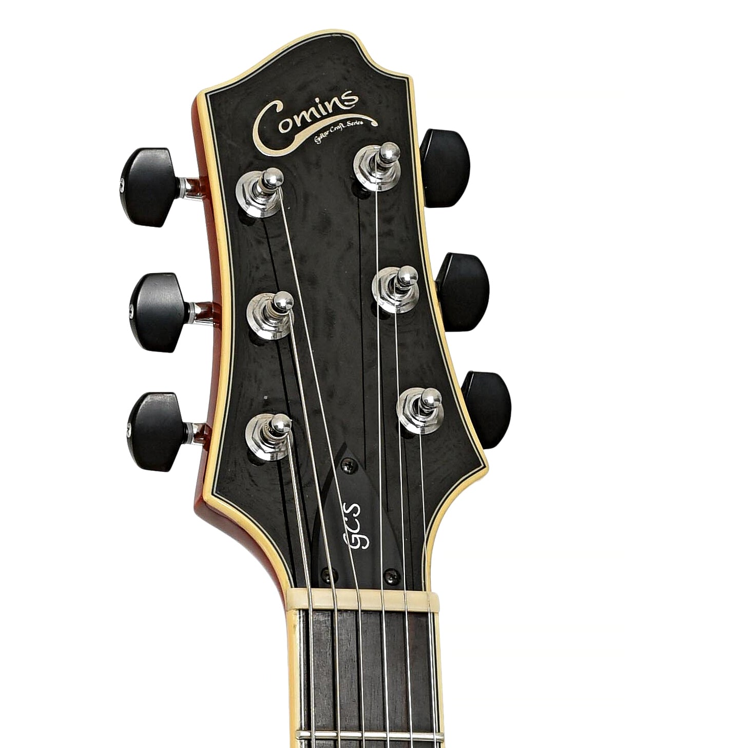 Headstock of Comins GCS-1ES Hollowbody Electric Guitar