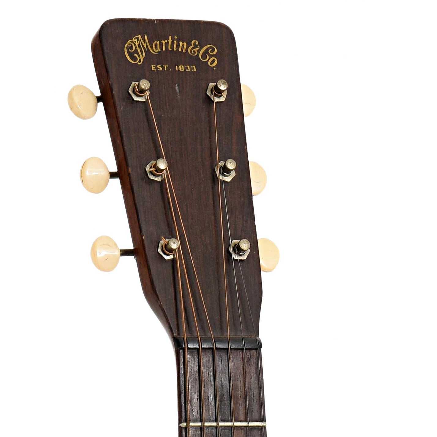 Headstock of Martin 0-15 Acoustic Guitar 