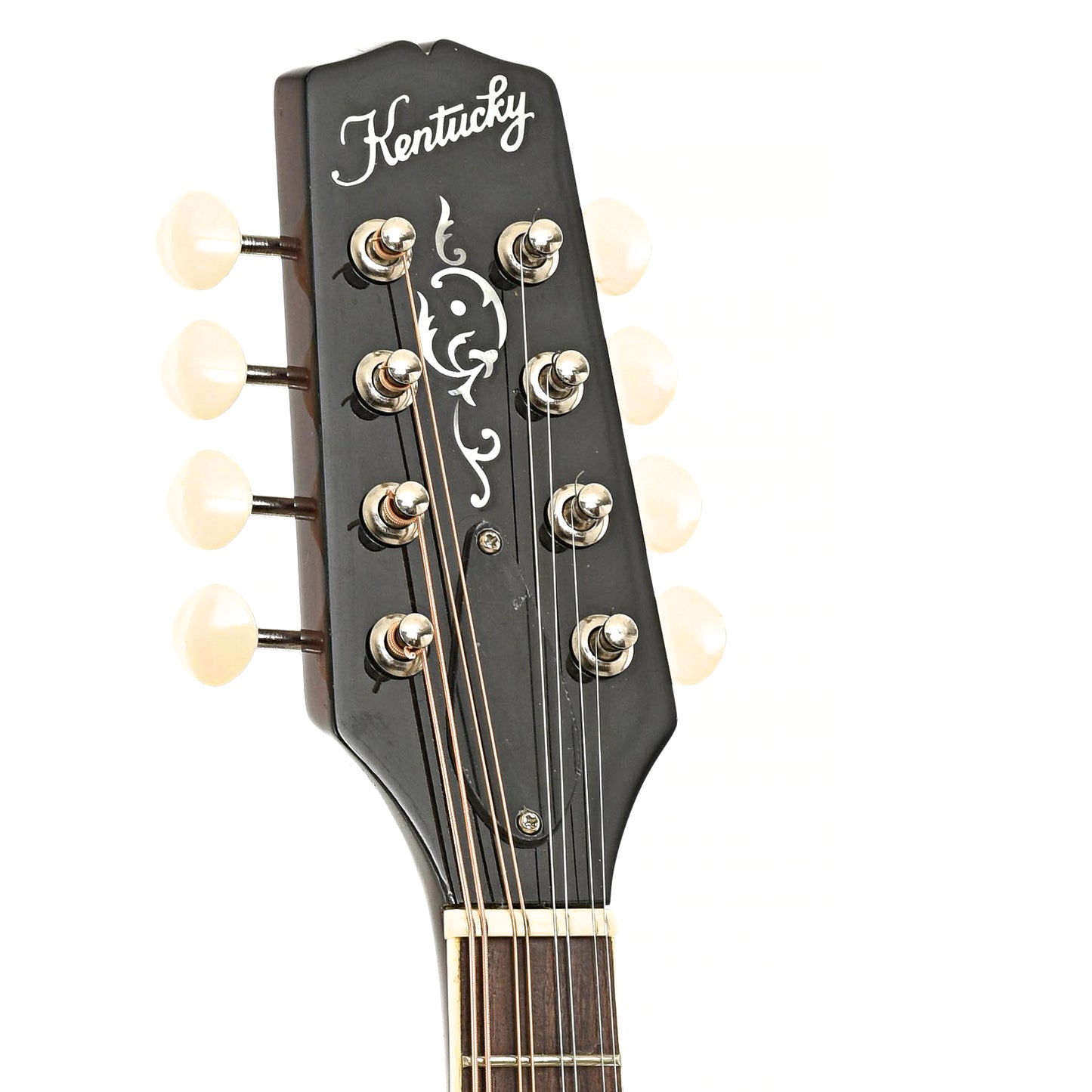 Headstock of Kentucky KM-256 A-Style Mandolin 