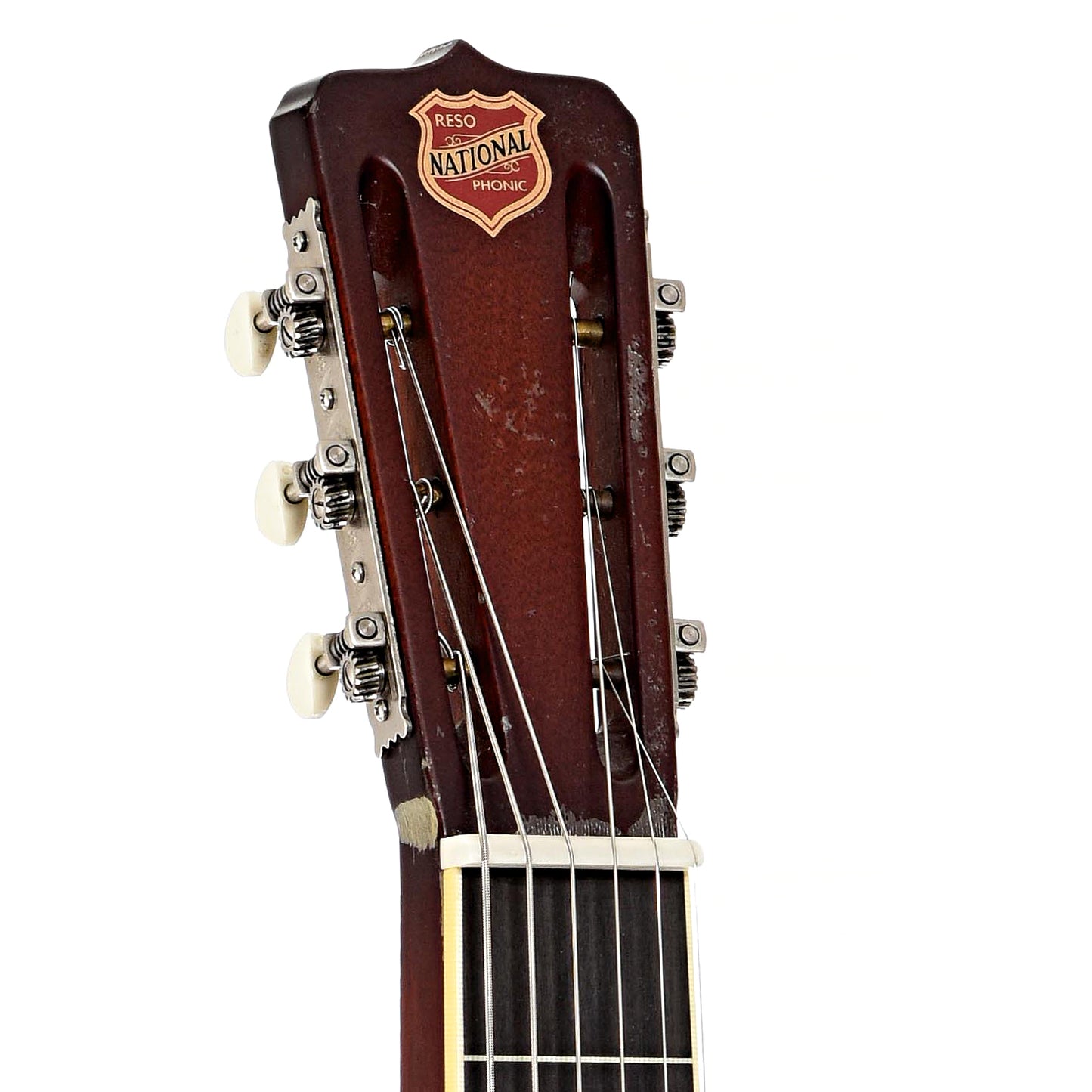 Headstock of National Style 1 Tricone Squareneck Resonator Guitar