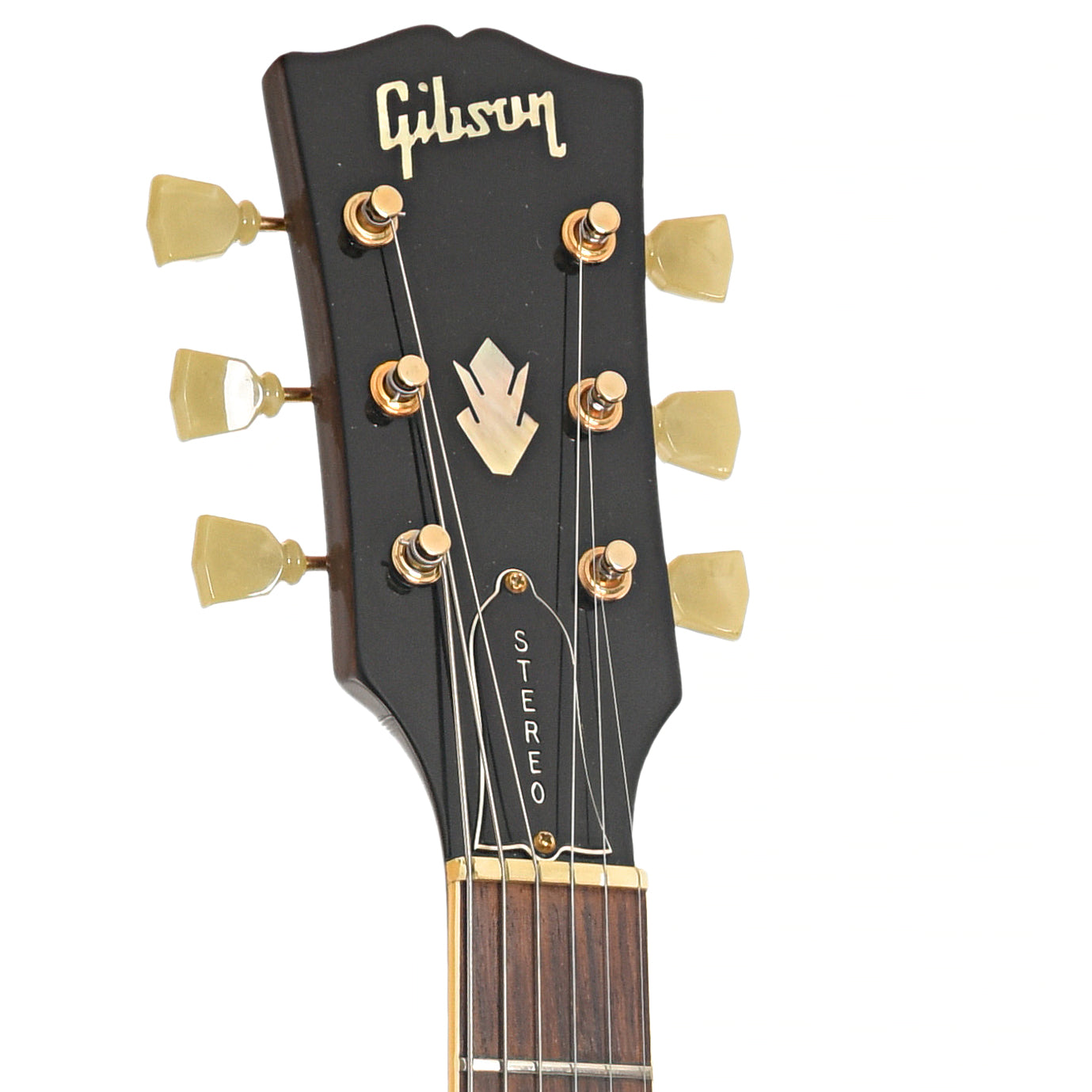 Headstock of Gibson ES-345TD Stereo Hollowbody Electric Guitar