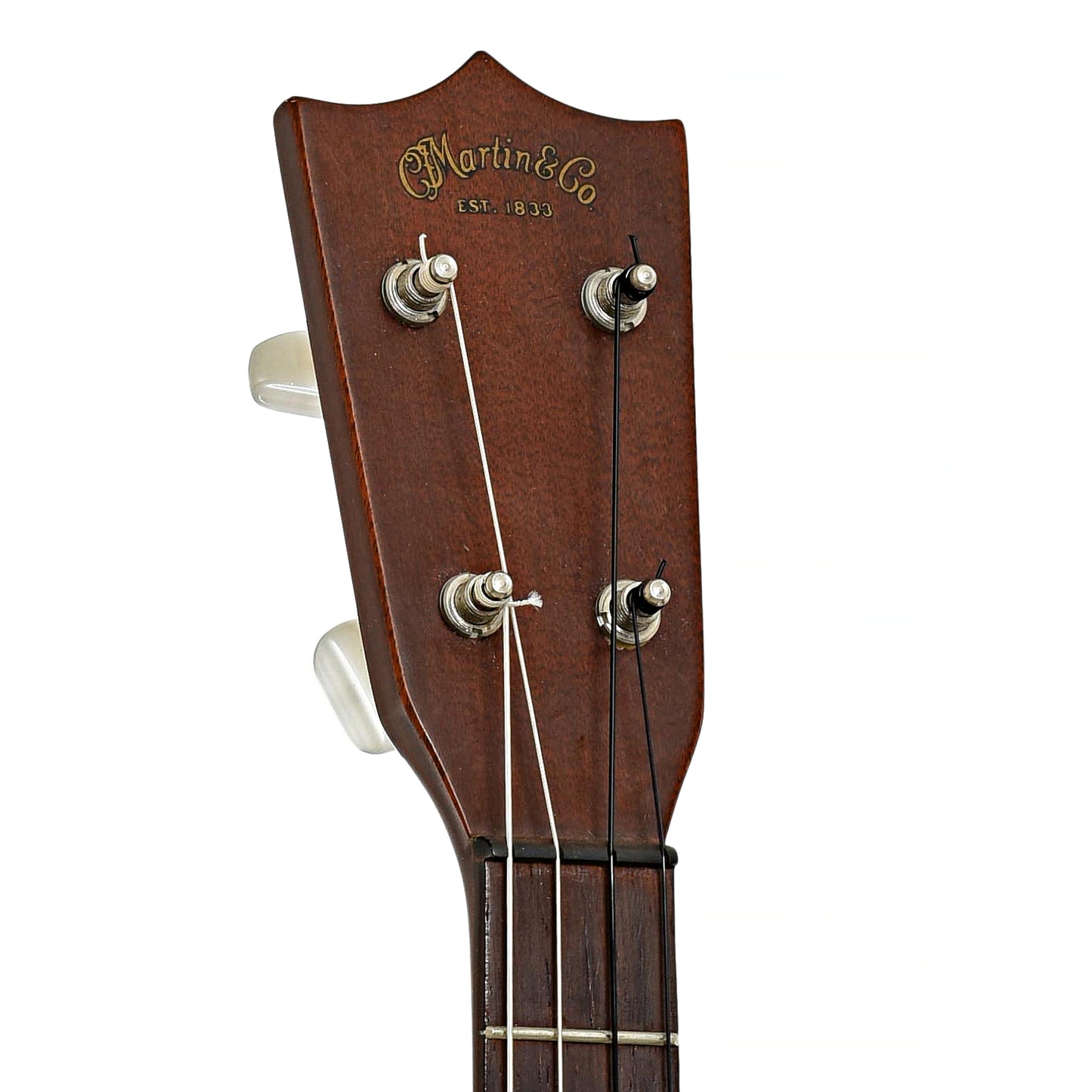 Headstock of Martin Style 51 Baritone Ukulele 