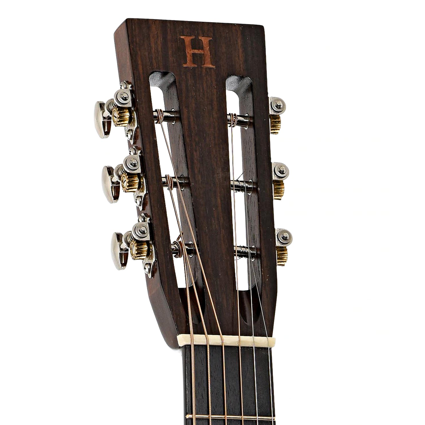 Headstock of Halliday H1900 M-12 Acoustic Guitar