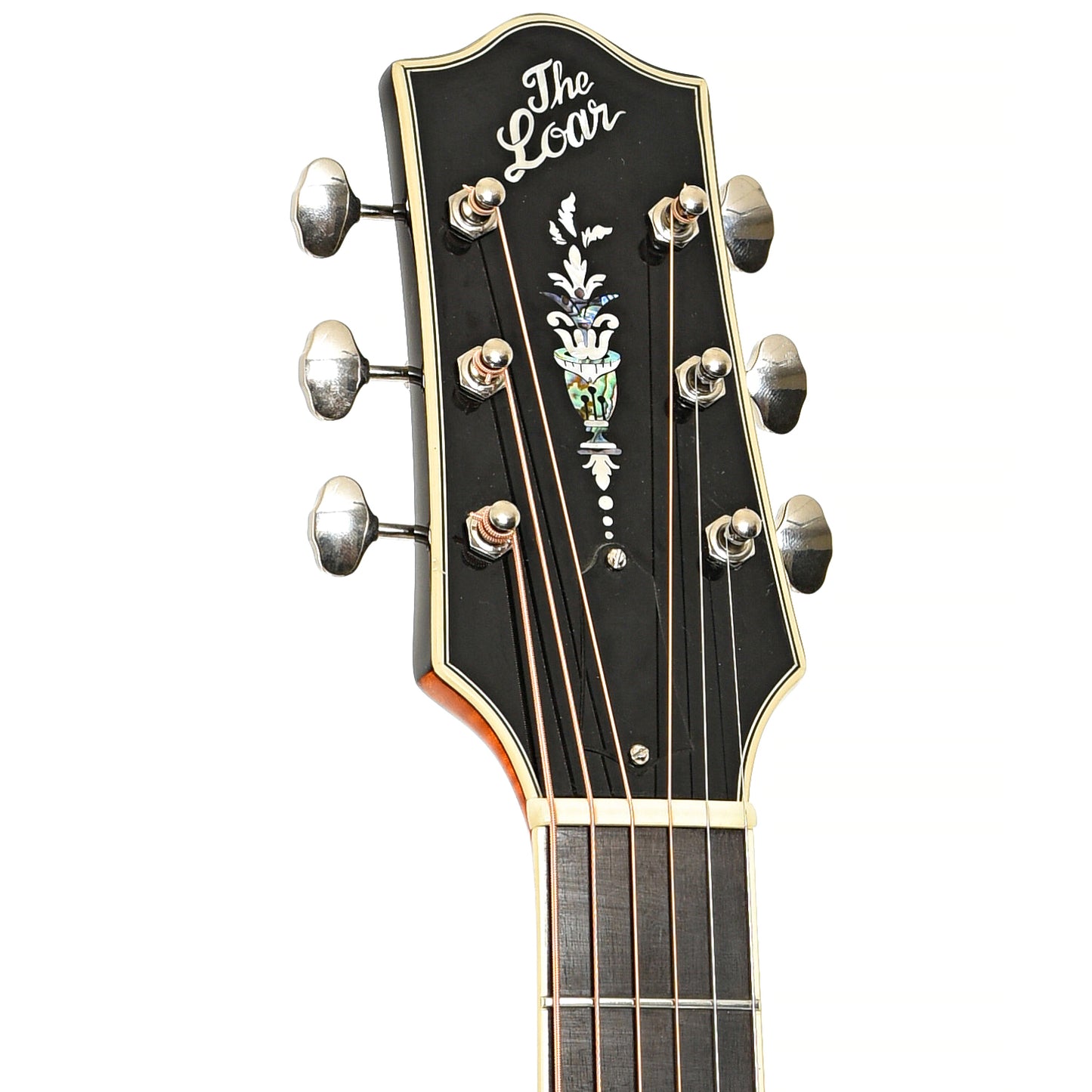 Front headstock of The Loar LH-700-VS Archtop Acoustic Guitar (2018)