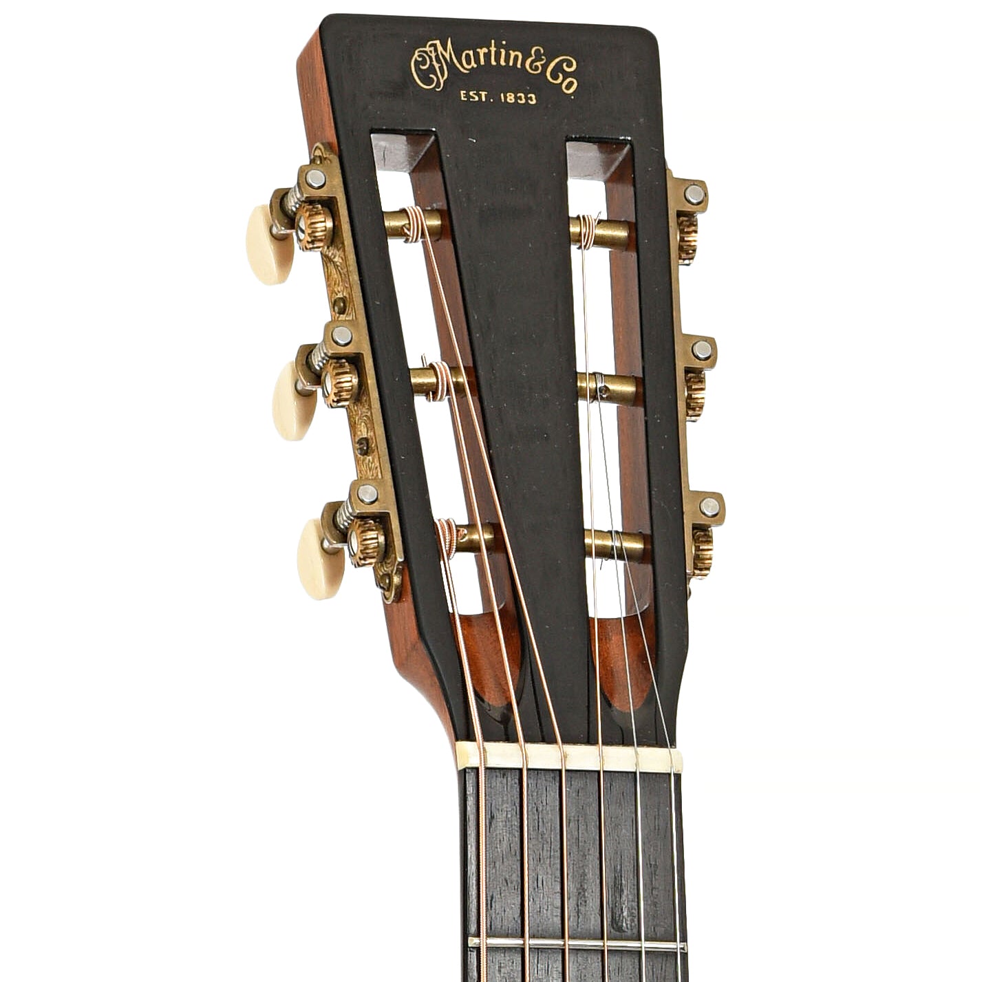 Front headstock of Martin 00-18H Geoff Muldaur Signature Acoustic Guitar (2007)