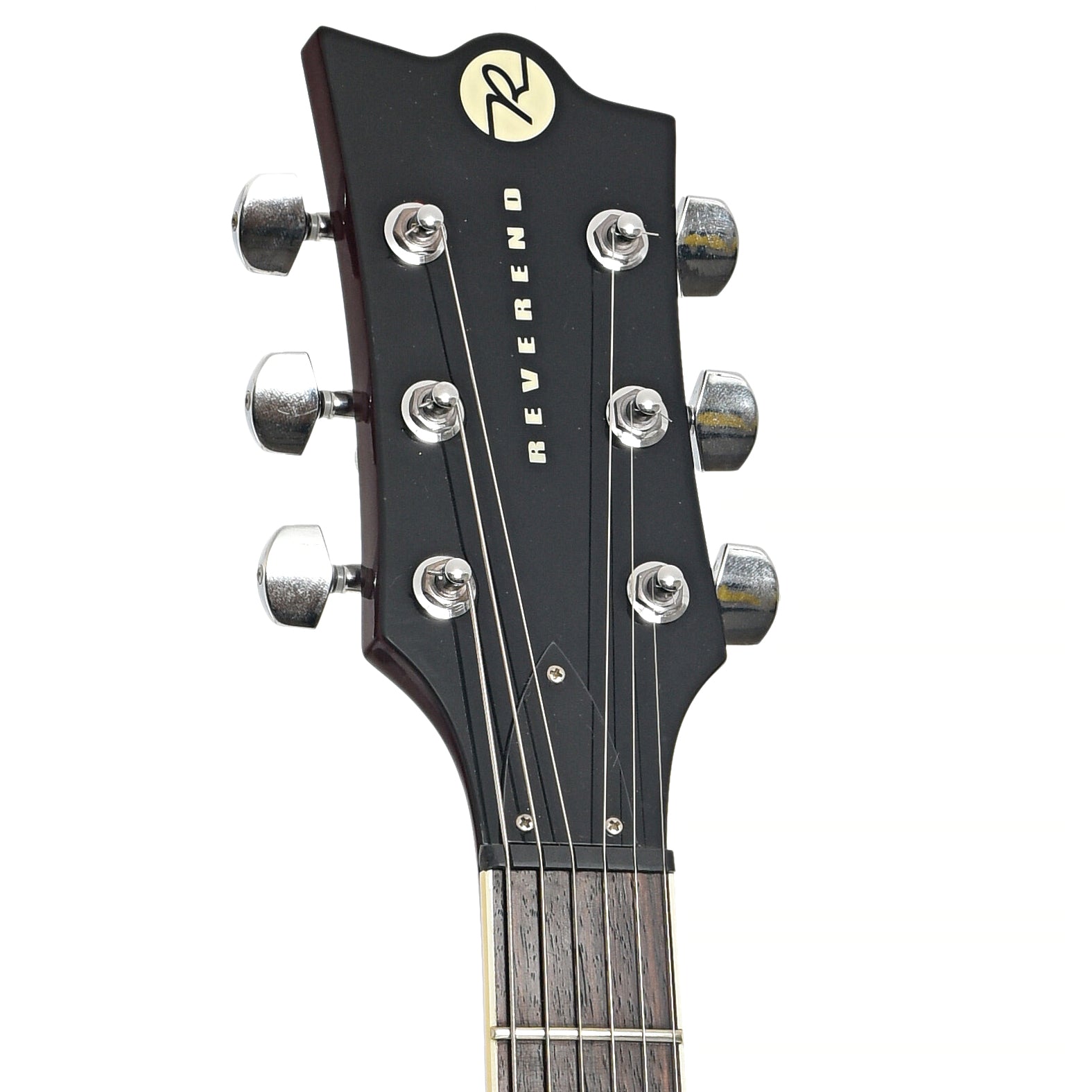 Front headstock of Reverend Daredevil HB Electric Guitar