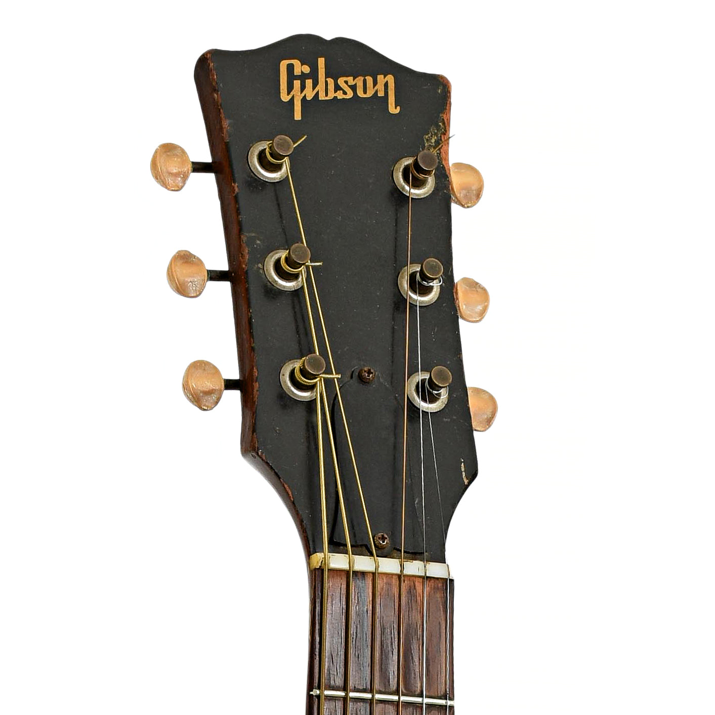 Headstock of Gibson L-48 Archtop Acoustic Guitar