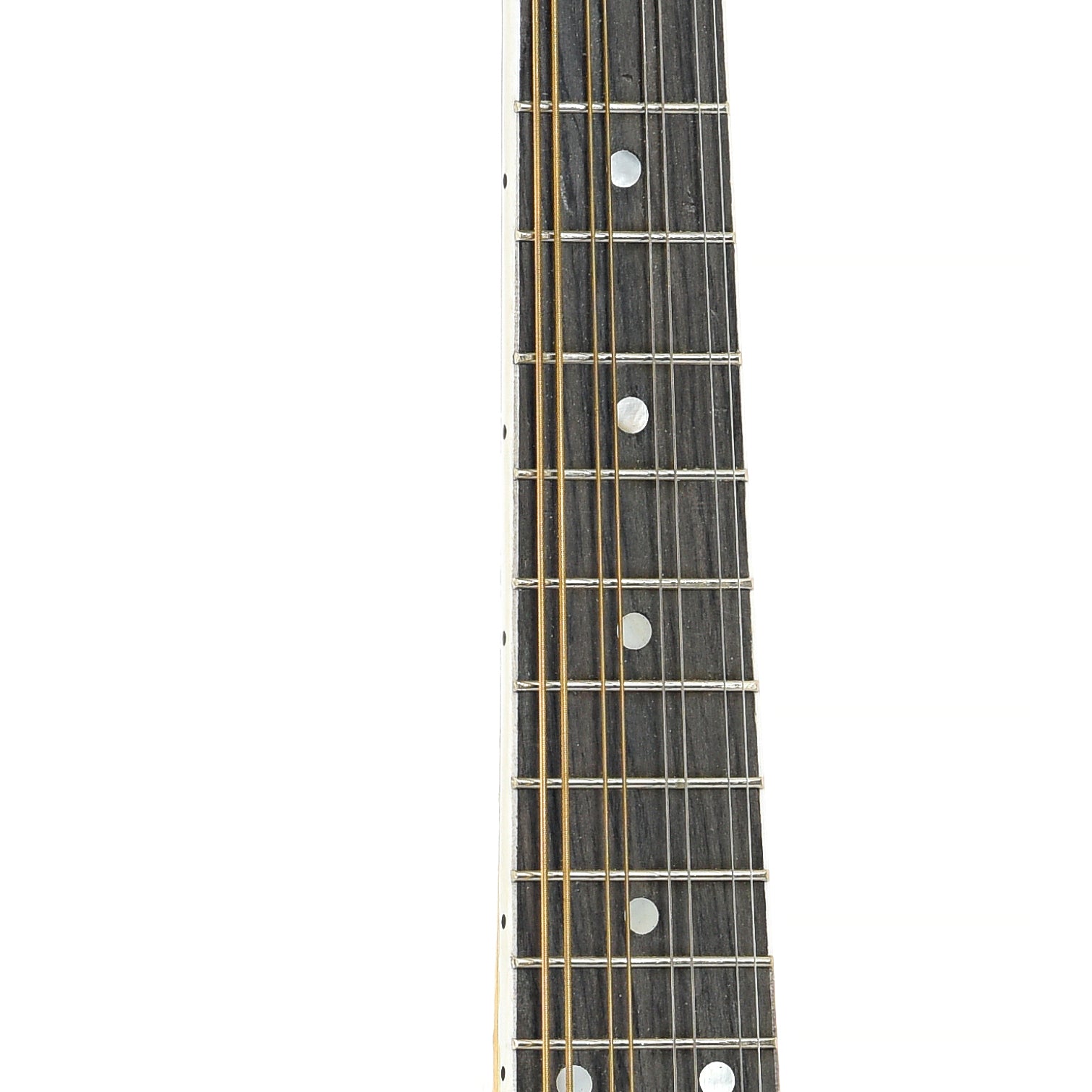 Fretboard of Jordan L. Buck A-Style Kit Mandolin (2024)