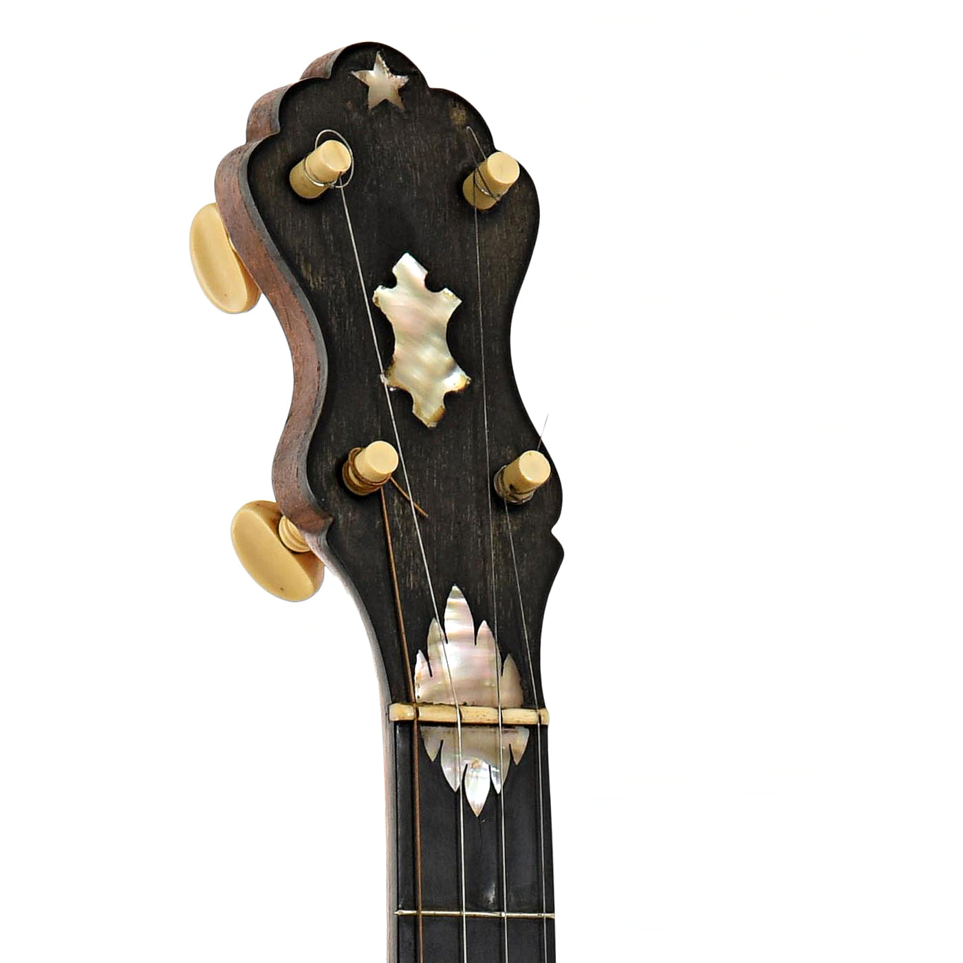 Headstock of Julias AJ Friedrich Professional by Lyon & Healy