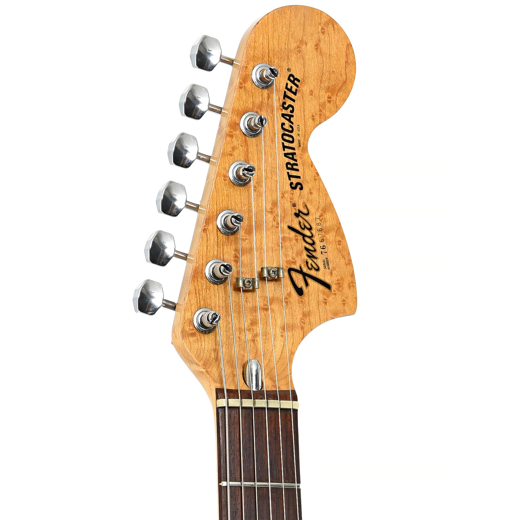 Front headstock of Fender Stratocaster