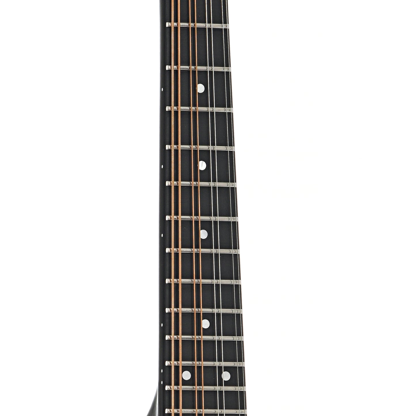 Fretboard of KLOS B-Stock Carbon Fiber Acoustic-Electric Mandolin A-Style