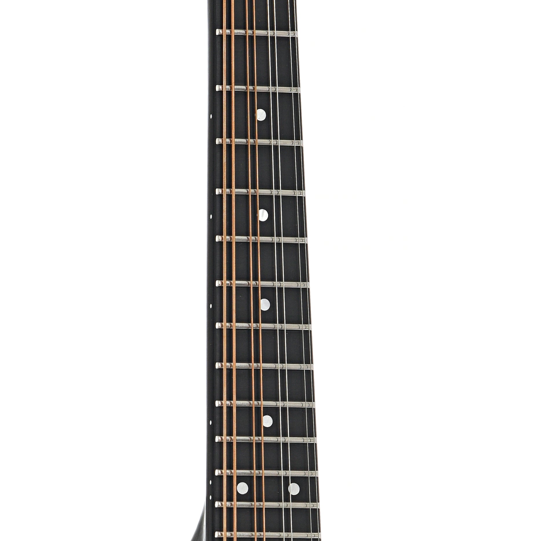 Fretboard of KLOS B-Stock Carbon Fiber Acoustic-Electric Mandolin A-Style