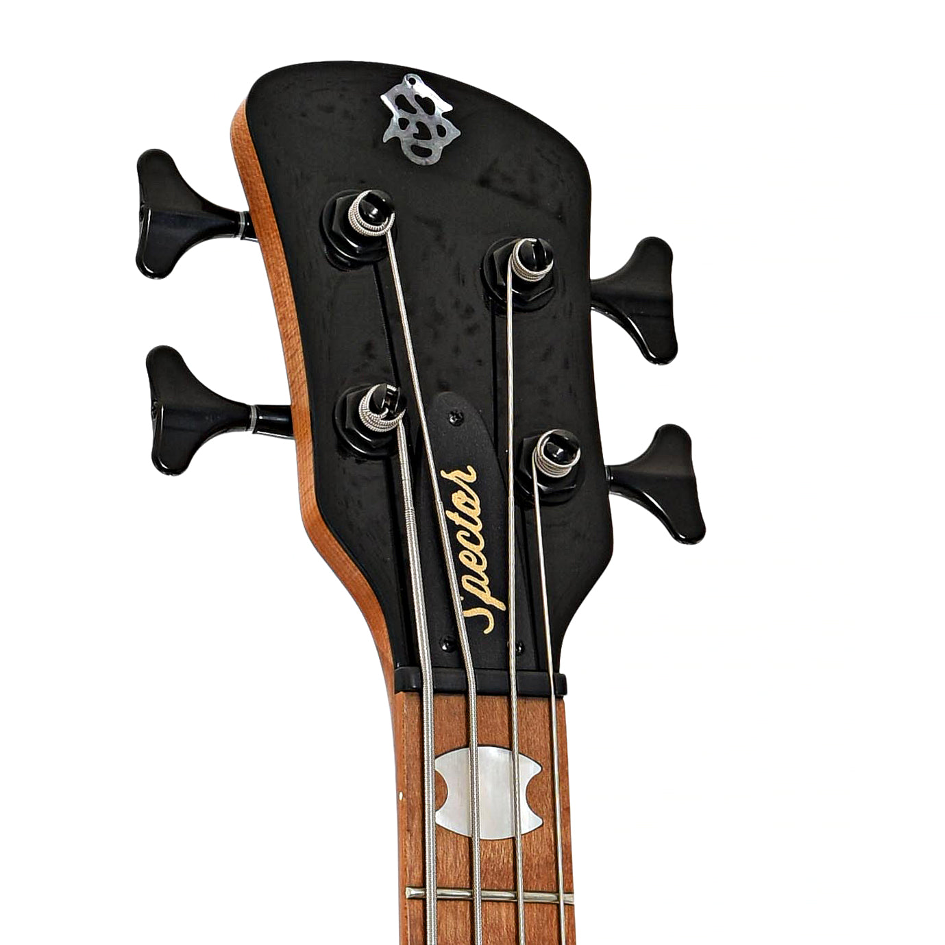 Headstock of Spector Eurobolt 4-String Electric Bass