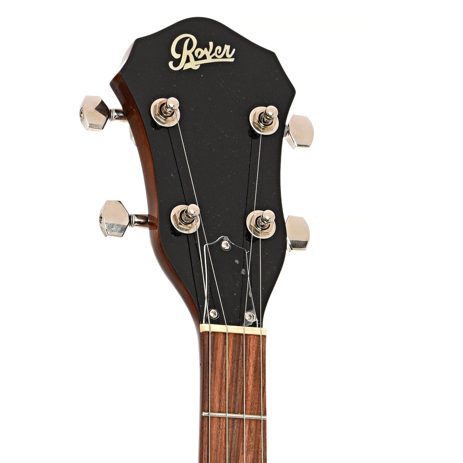 front headstock of Rover RB-20P Plectrum Openback Banjo (recent)