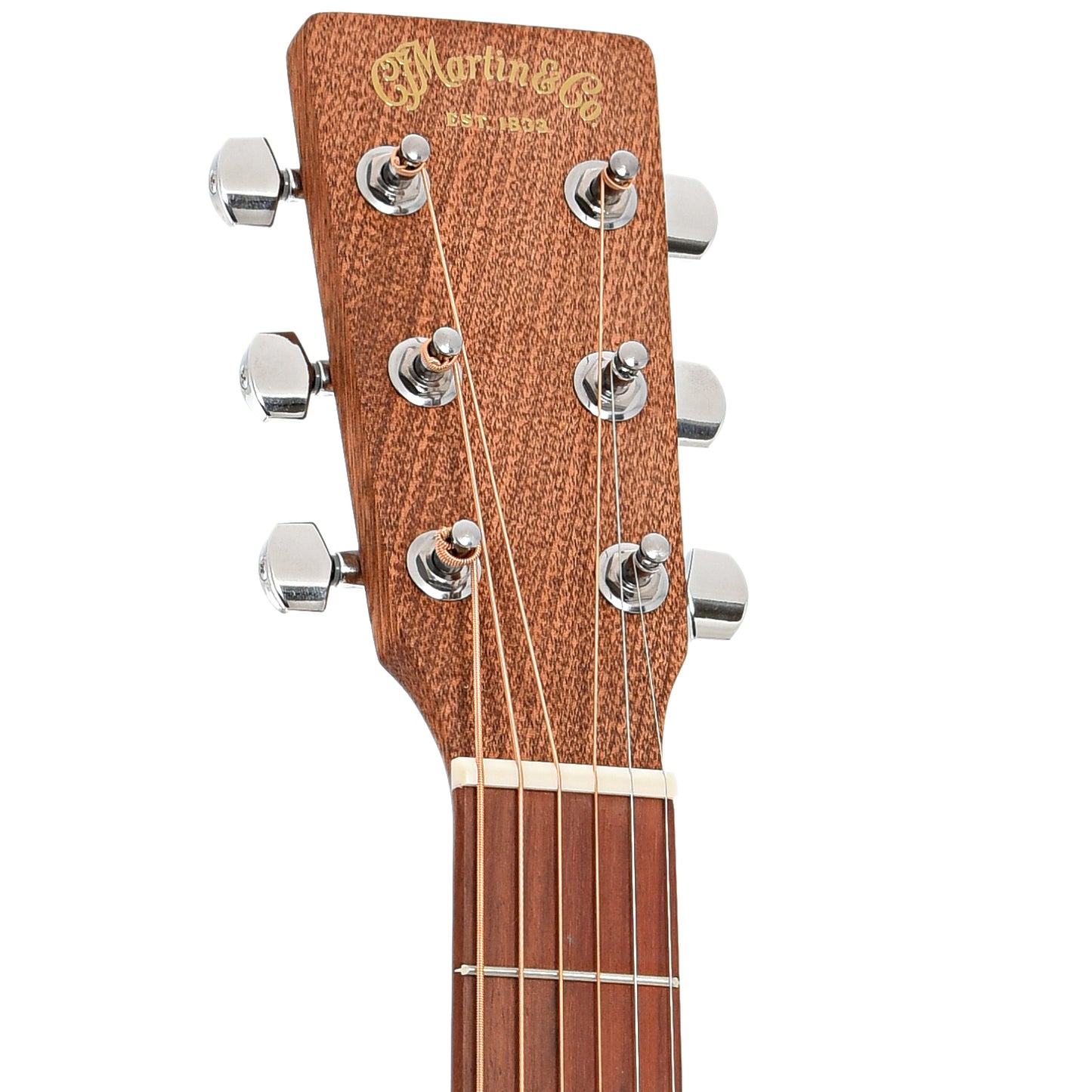 Front headstock of Martin 000C-10E Road Series Acoustic Guitar