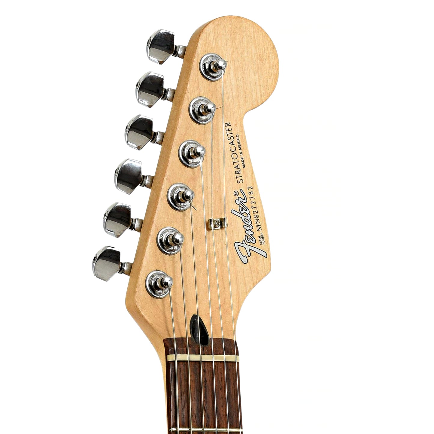 Headstock of Fender Standard Stratocaster Electric Guitar