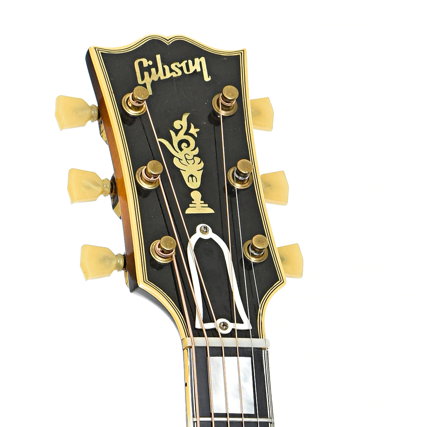 Headstock of Gibson L-5C Archtop Acoustic Guitar