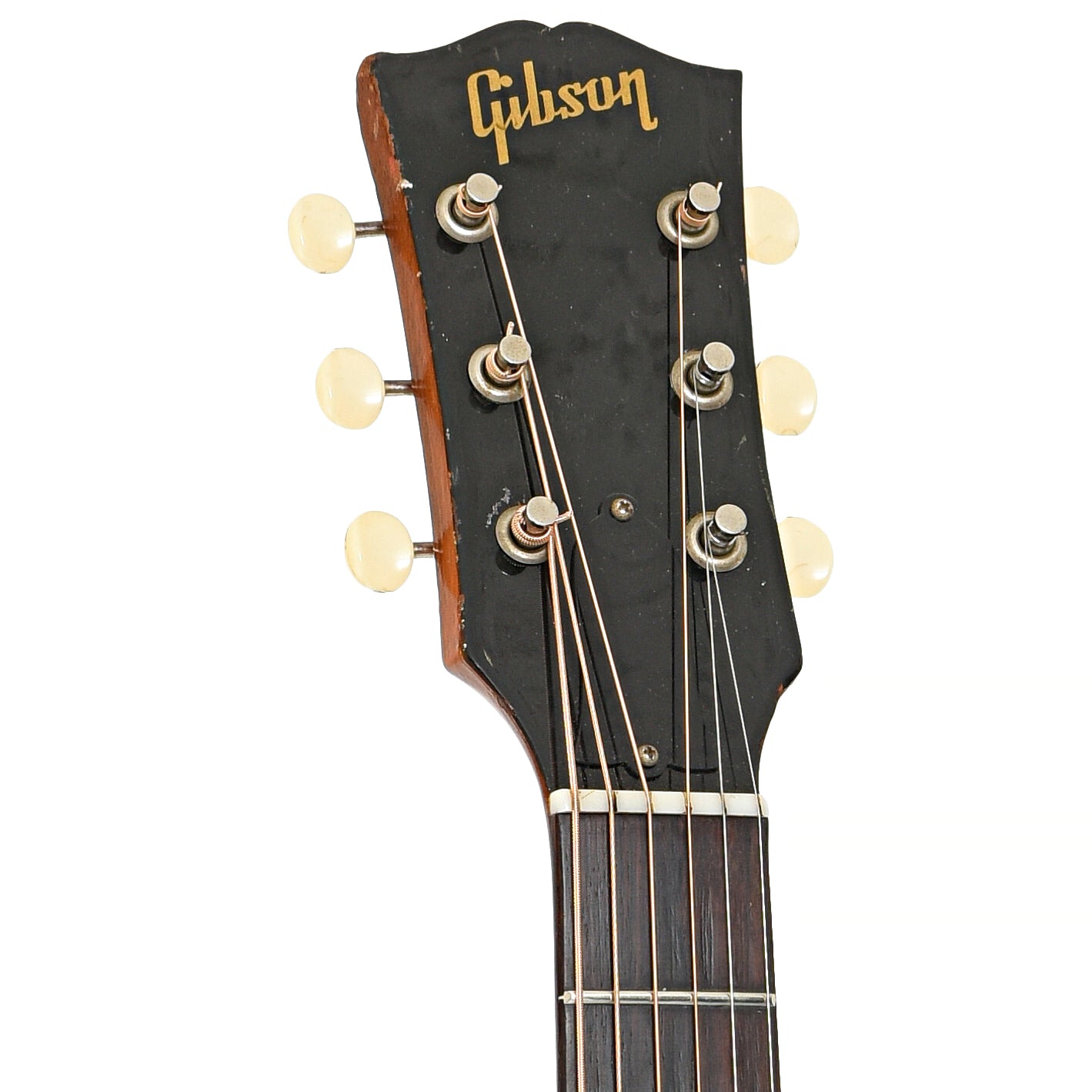 Front headstock of Gibson J-50 ADJ Acoustic Guitar (1959)