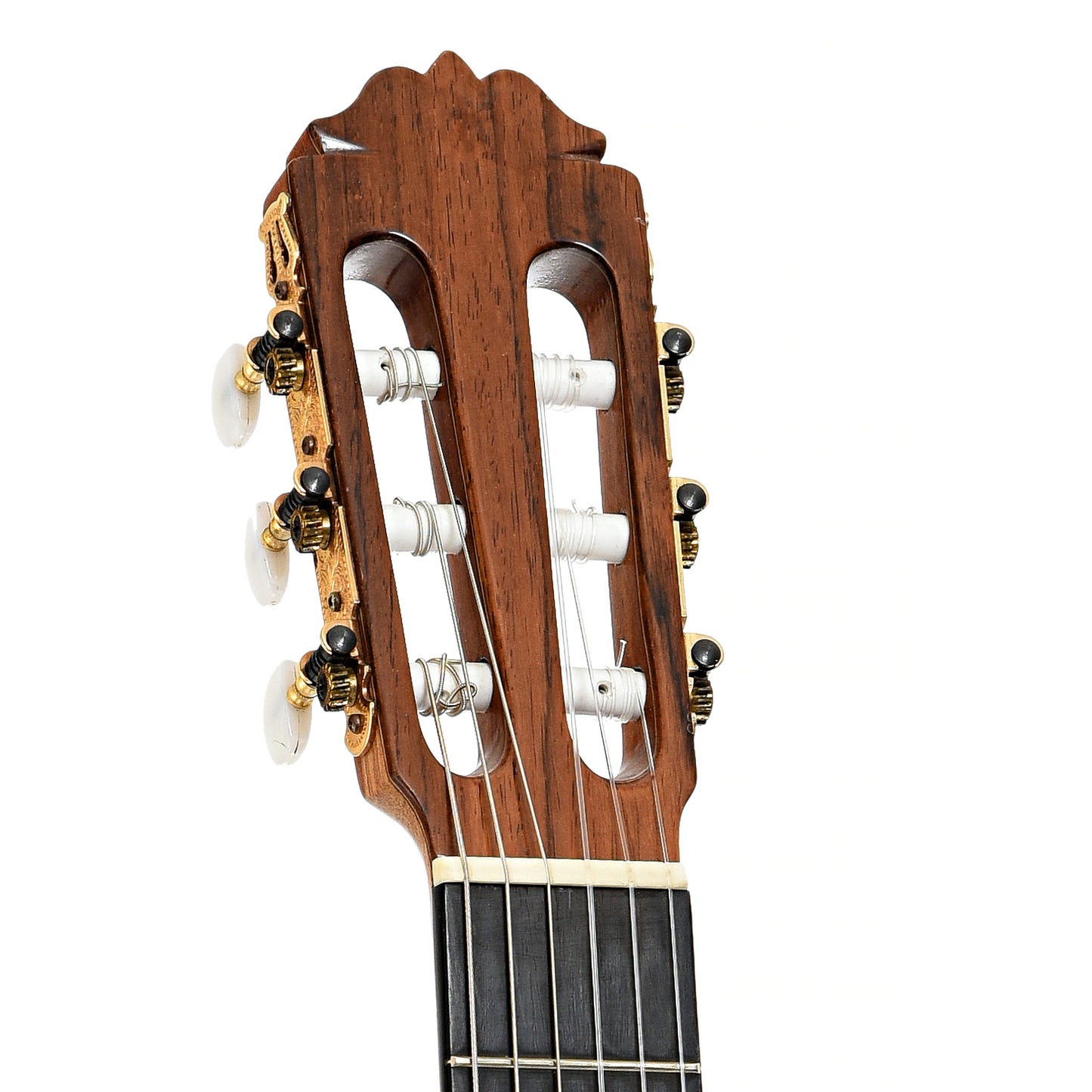 Headstock of Amalio Burguet 3A Classical Guitar 