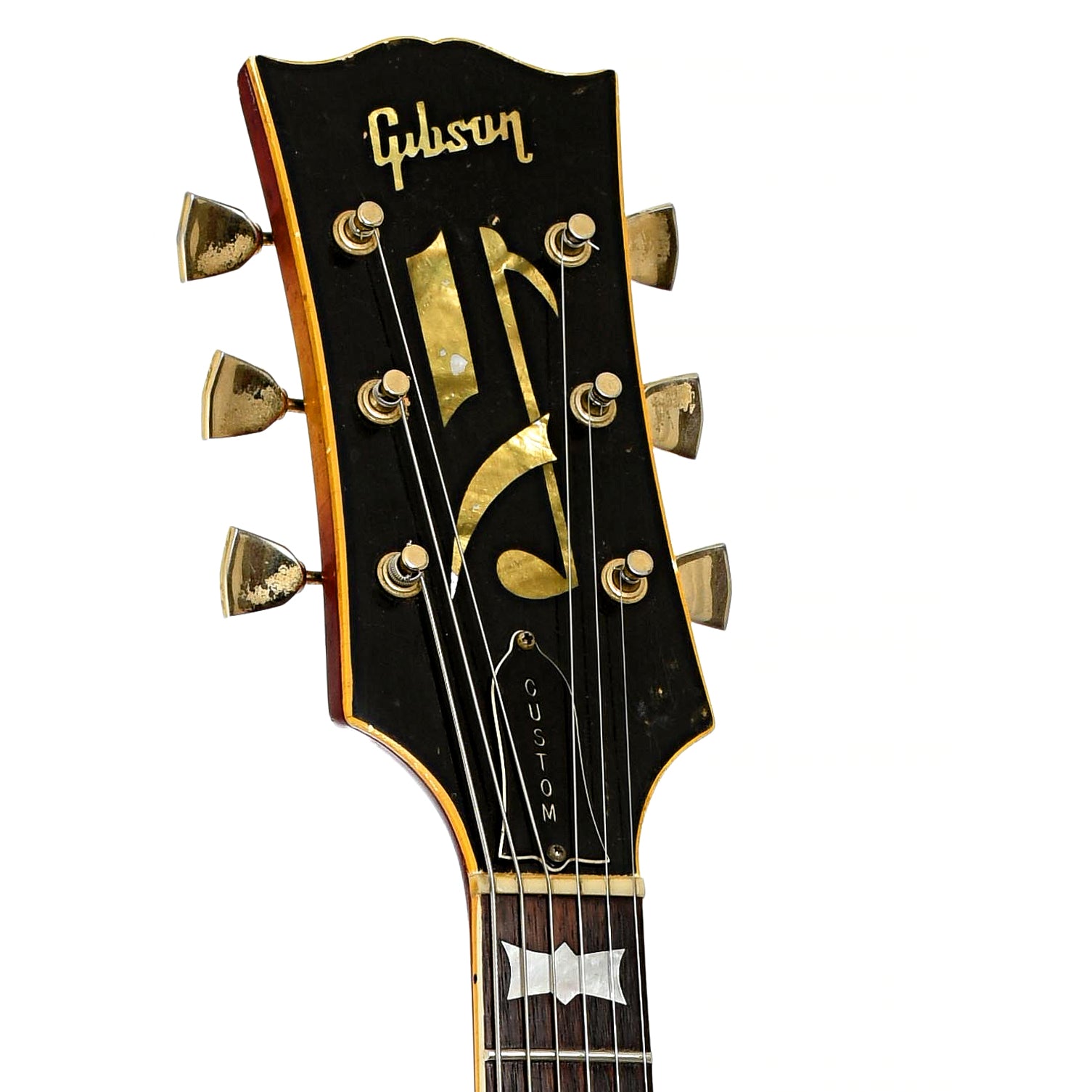 Headstock of Gibson Barney Kessel Custom Hollowbody Electric Guitar