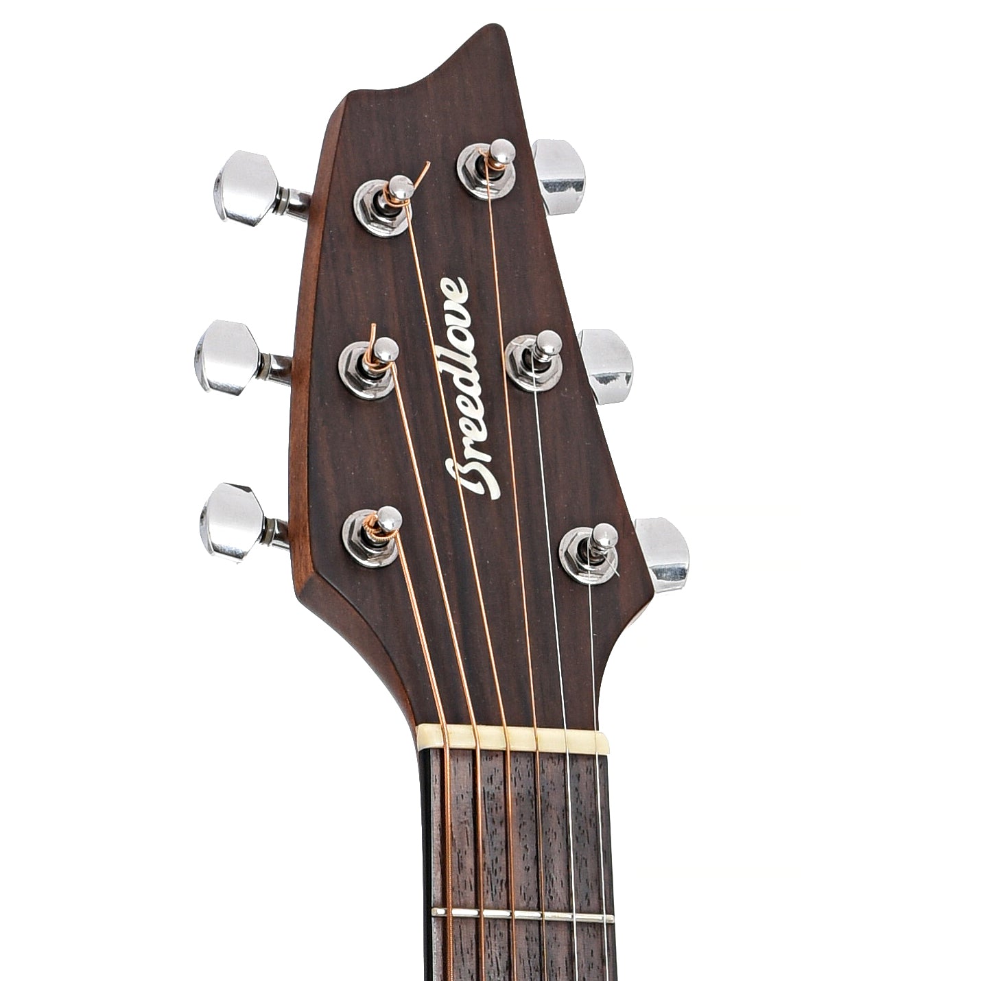 Front headstock of Breedlove Pursuit Concert CE Acoustic Guitar