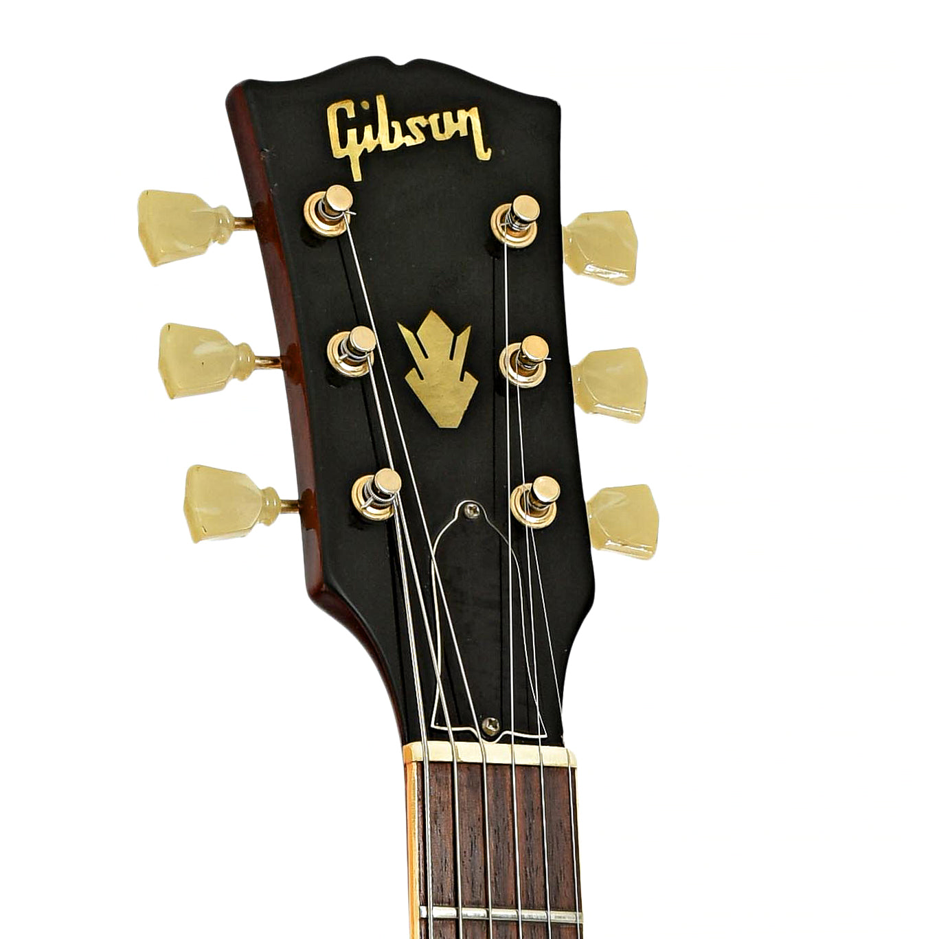 Headstock of Gibson ES-345 TDC Hollowbody Electric Guitar