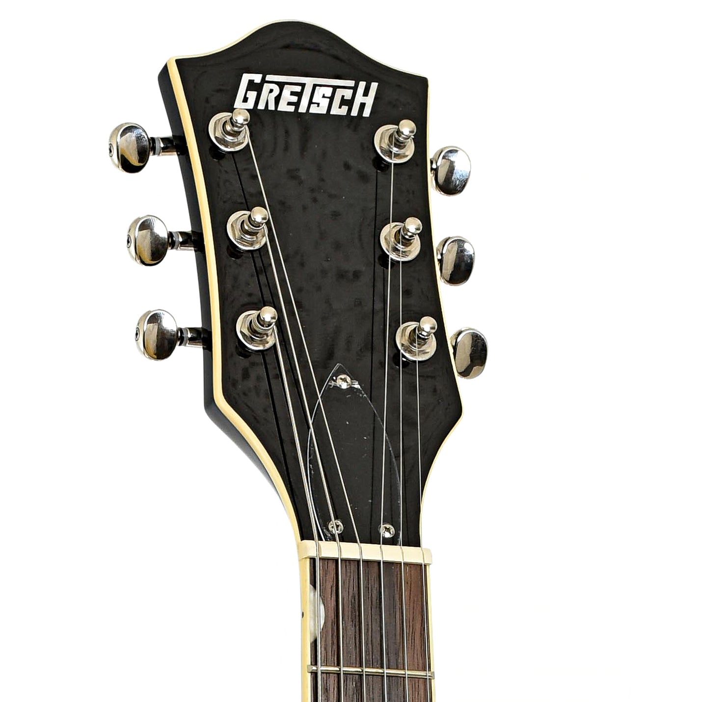 Headstock of Gretsch G5622T Electromatic Center Block Double-Cut with Bigsby, Midnight Sapphire