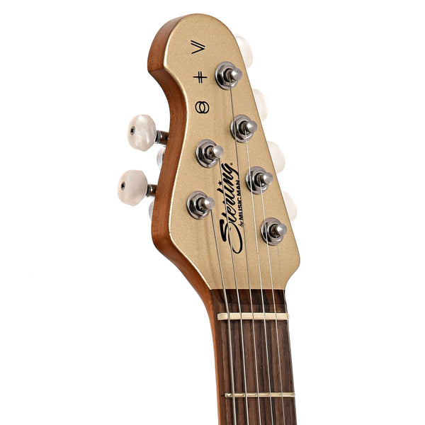 Sterling by Music Man St. Vincent Goldie Electric Guitar Cashmere