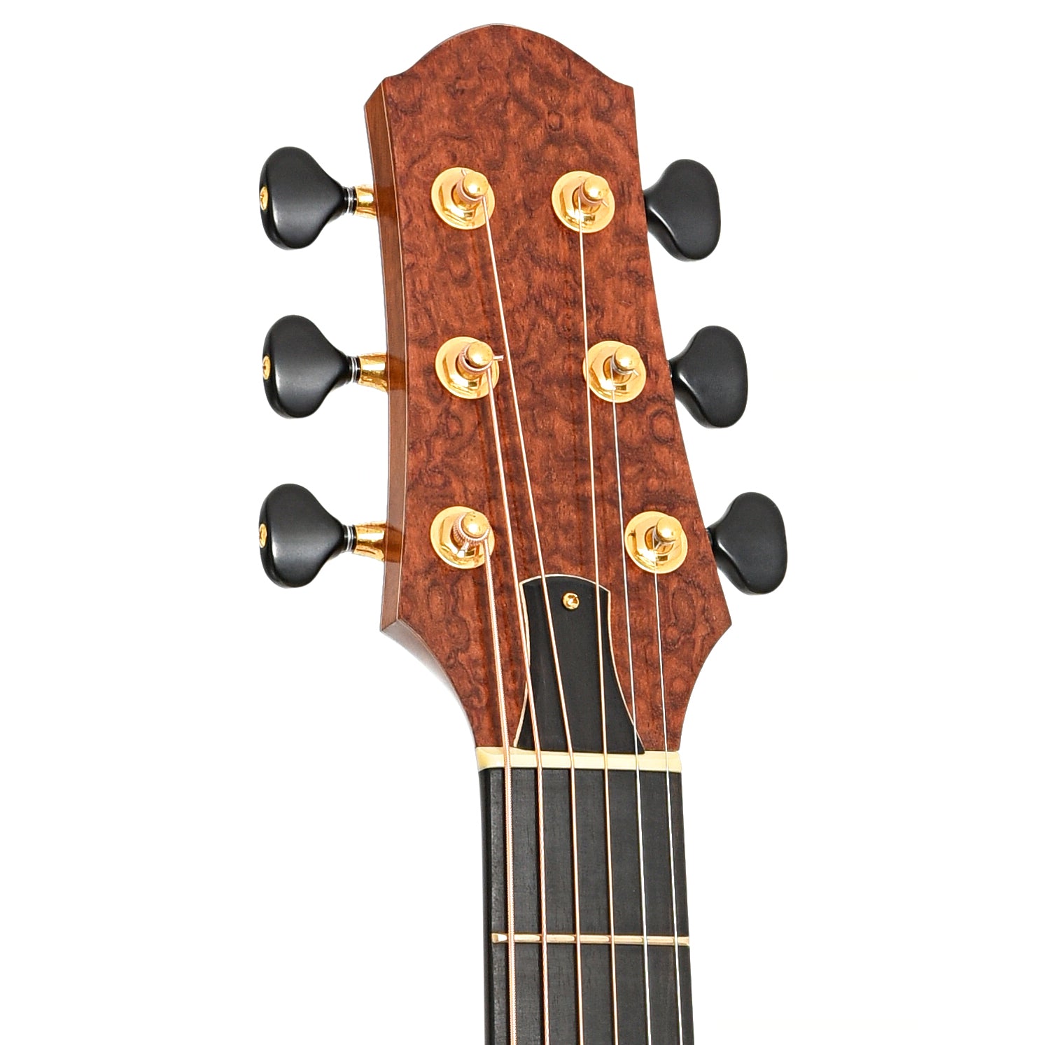 Front headstock of Sergei de Jonge 000-Size Acoustic Guitar (2009)