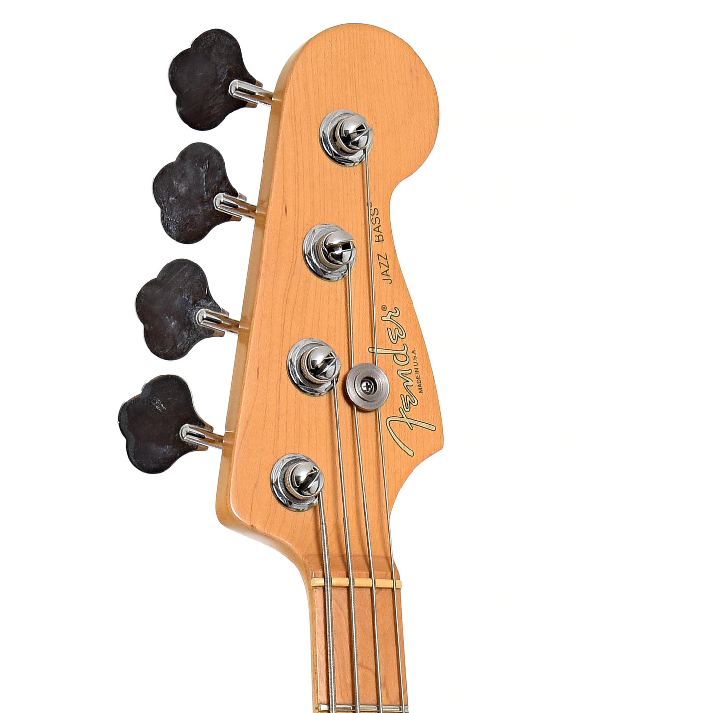 Headstock of Fender American Series Jazz Bass