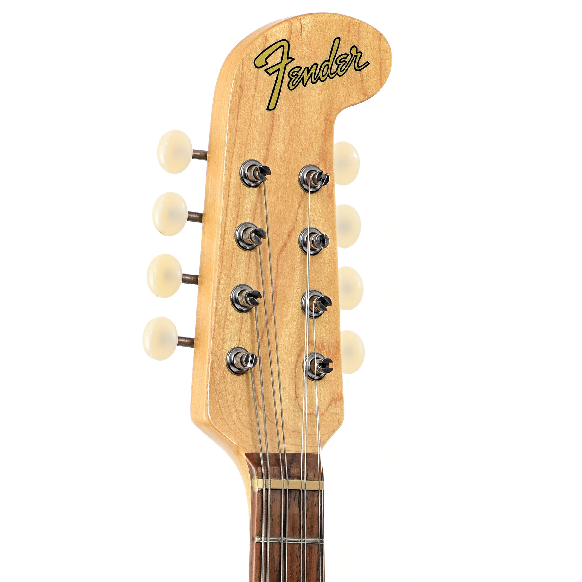 front headstock of Fender Mando-Strat Electric Mandolin