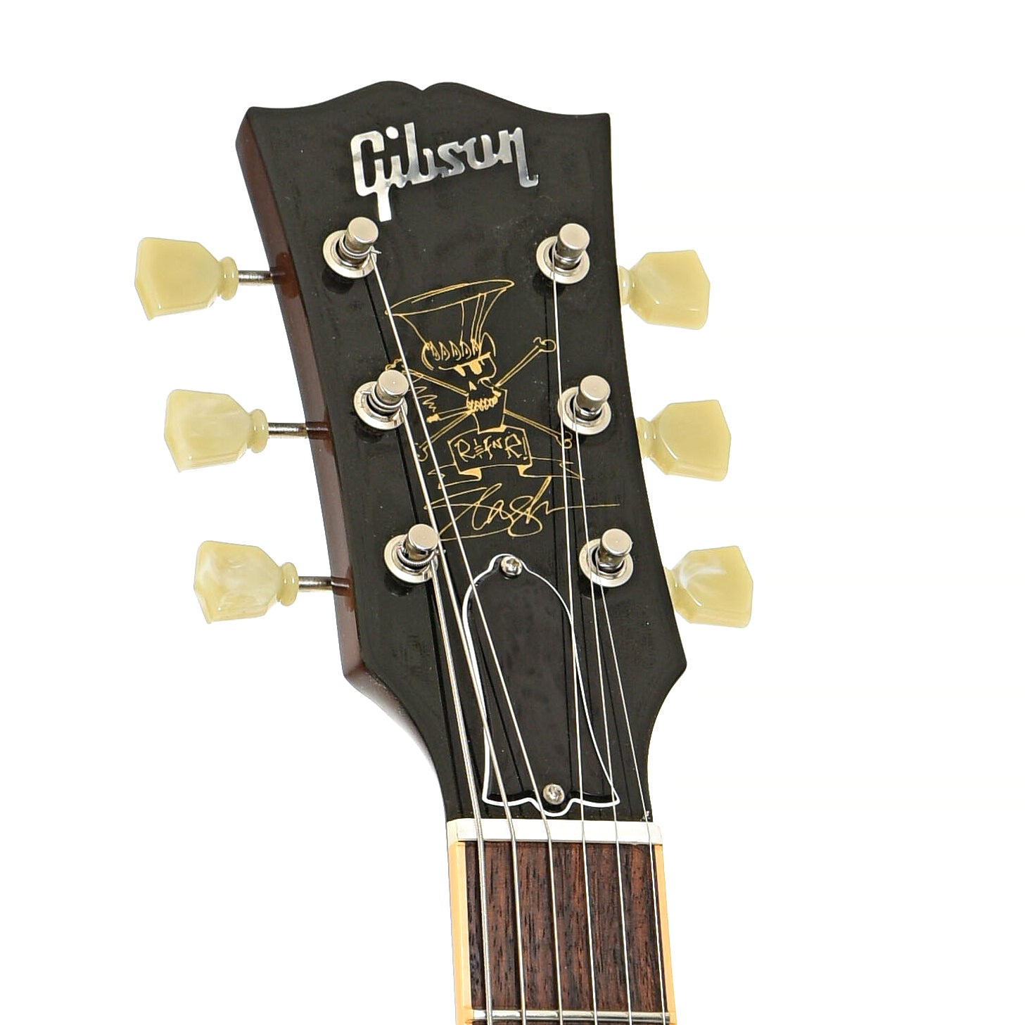 Headstock of Gibson Slash Les Paul Standard Electric Guitar 