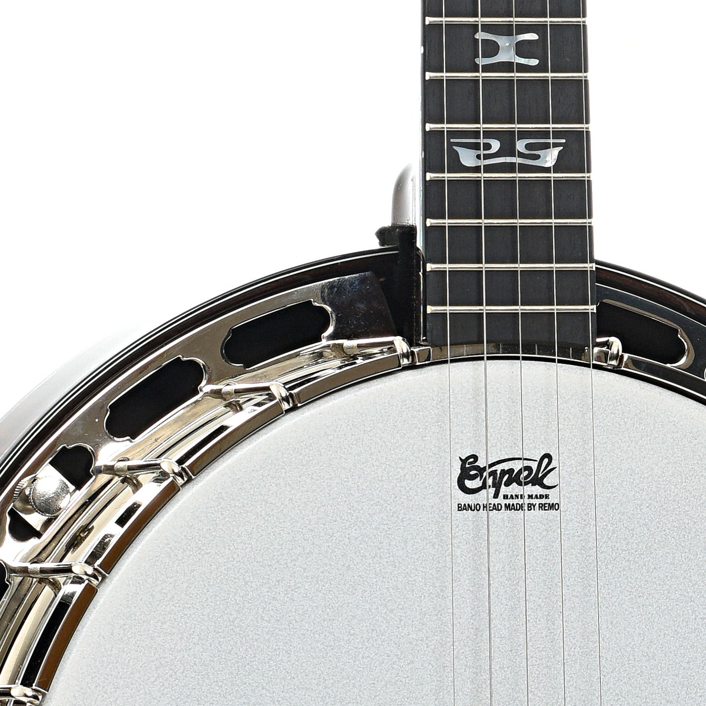 Capek Allegoria Nickel Resonator Banjo & Gigbag, Flame Maple