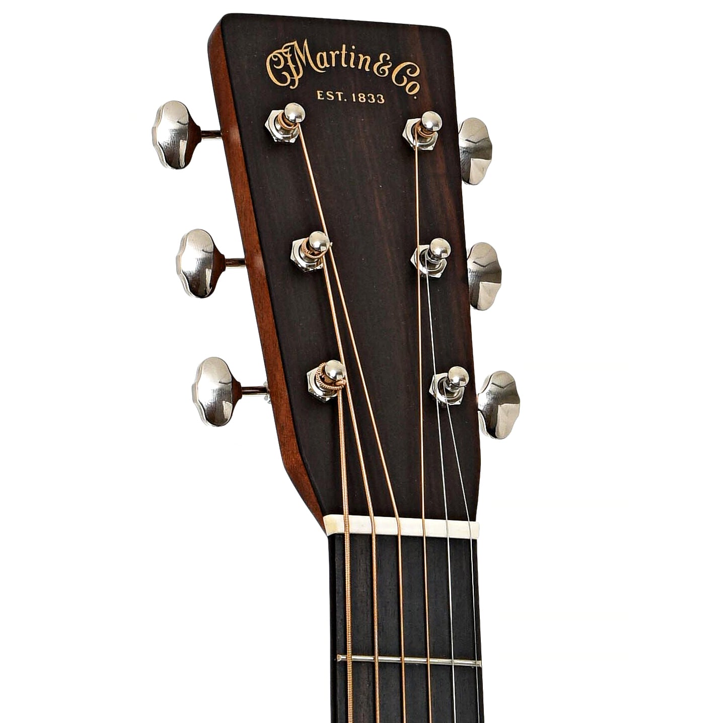 Front headstock of Martin HD-28E Baggs Pickup