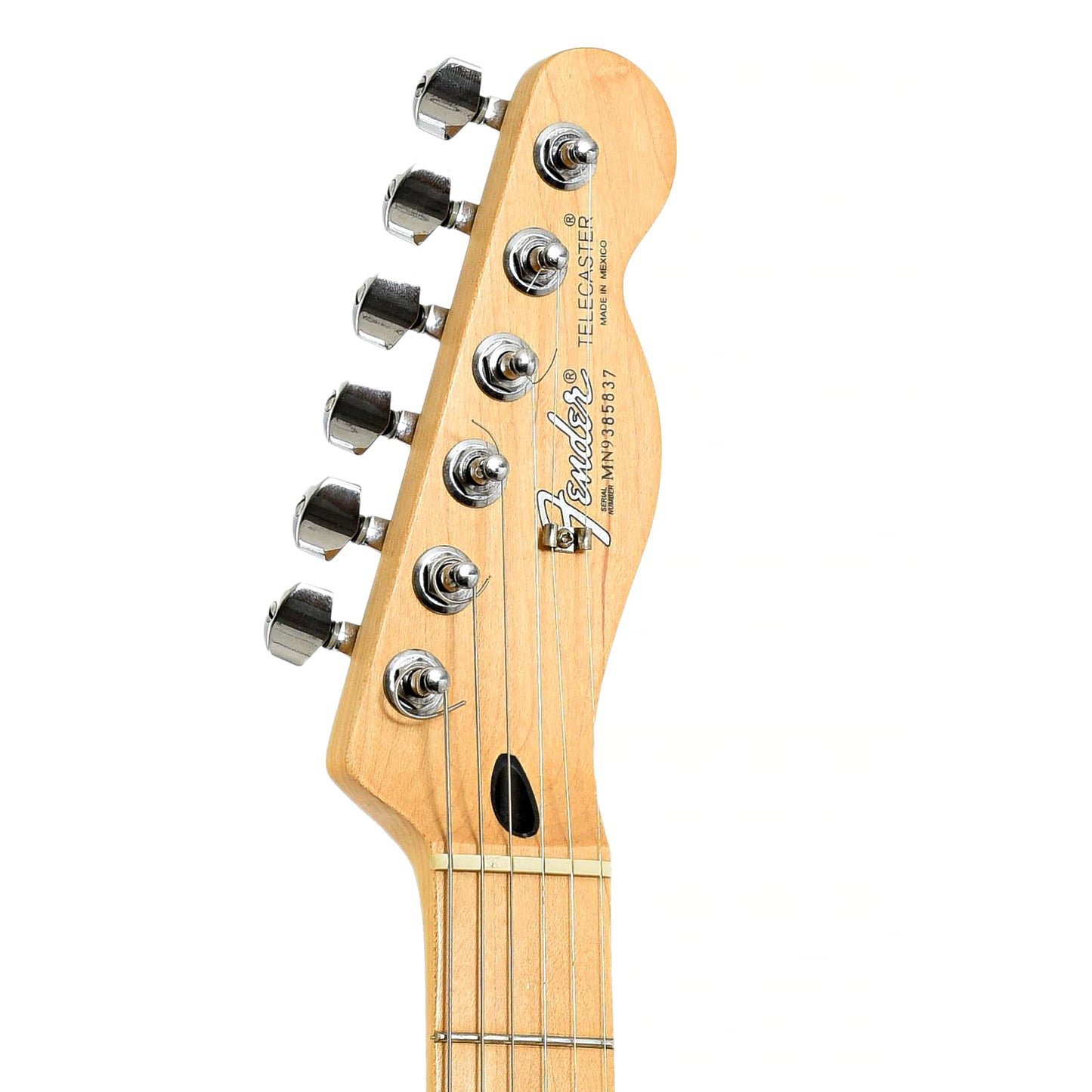 Headstock of Fender Telecaster Standard Electric Guitar