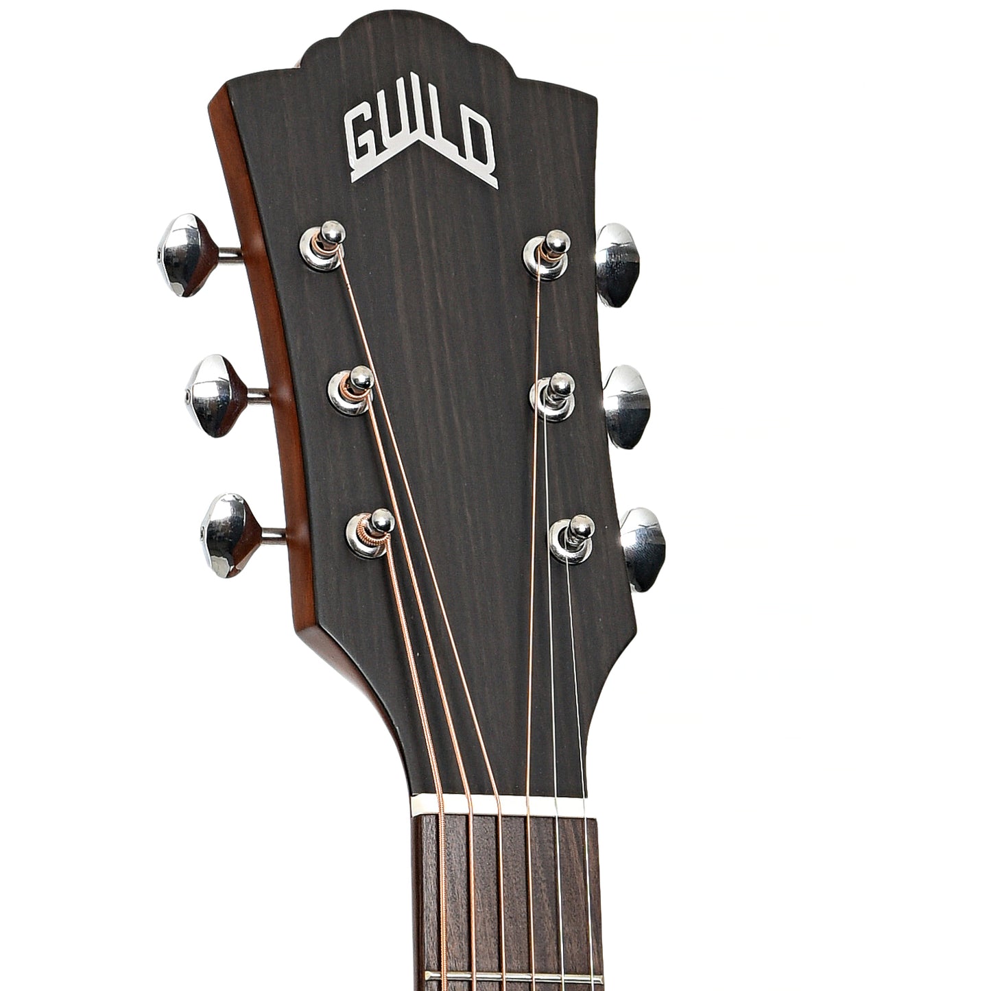 Headstock of Guild 300 Series D-340 Acoustic Guitar