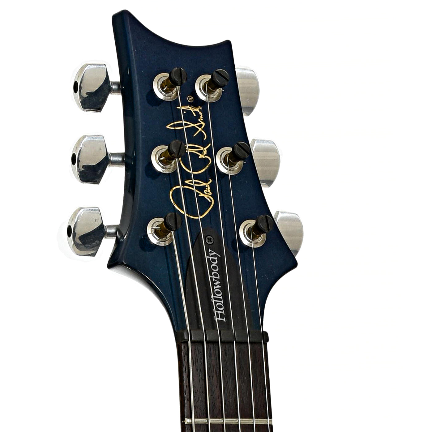 Headstock of PRS Hollowbody II Electric Guitar 