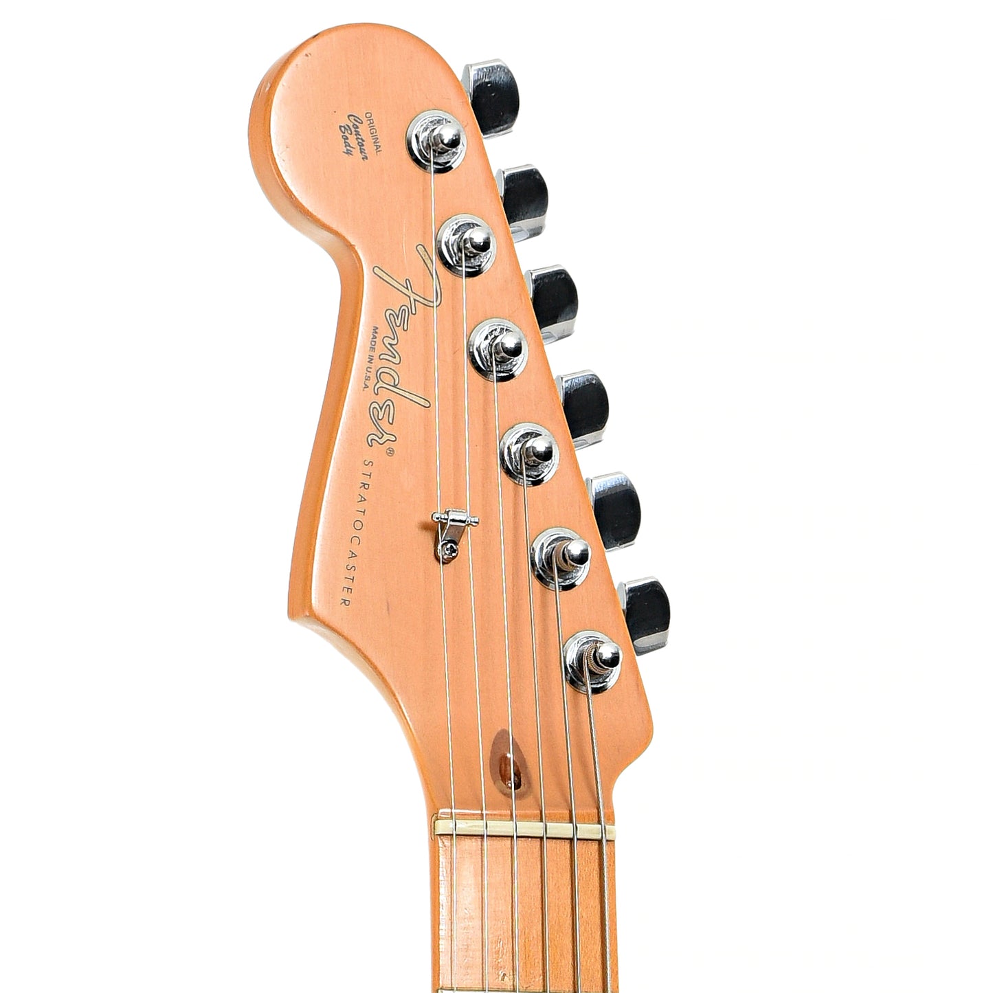 Headstock of Fender American Series Stratocaster  Electric Guitar