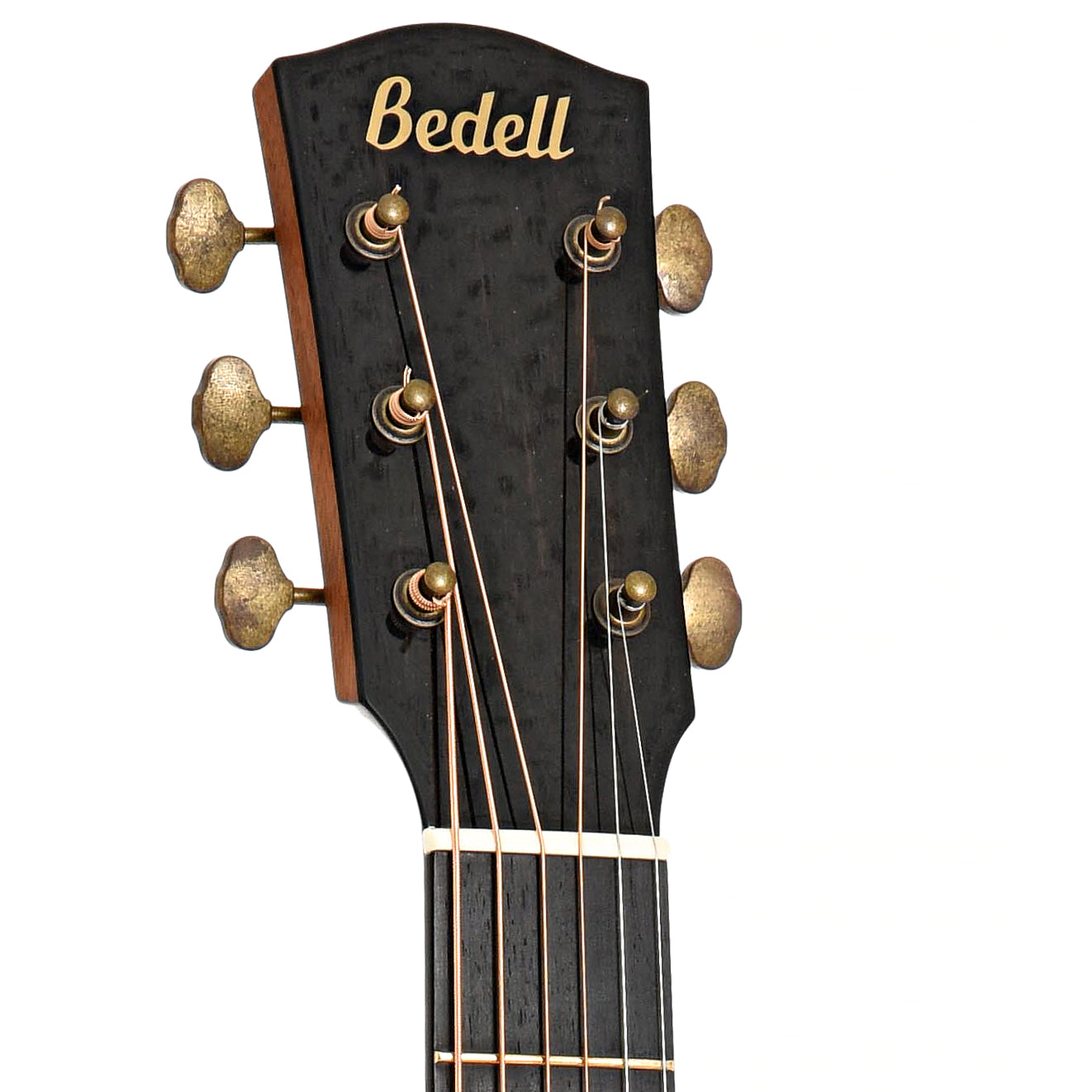 Headstock of Bedell 1964 Acoustic Guitar